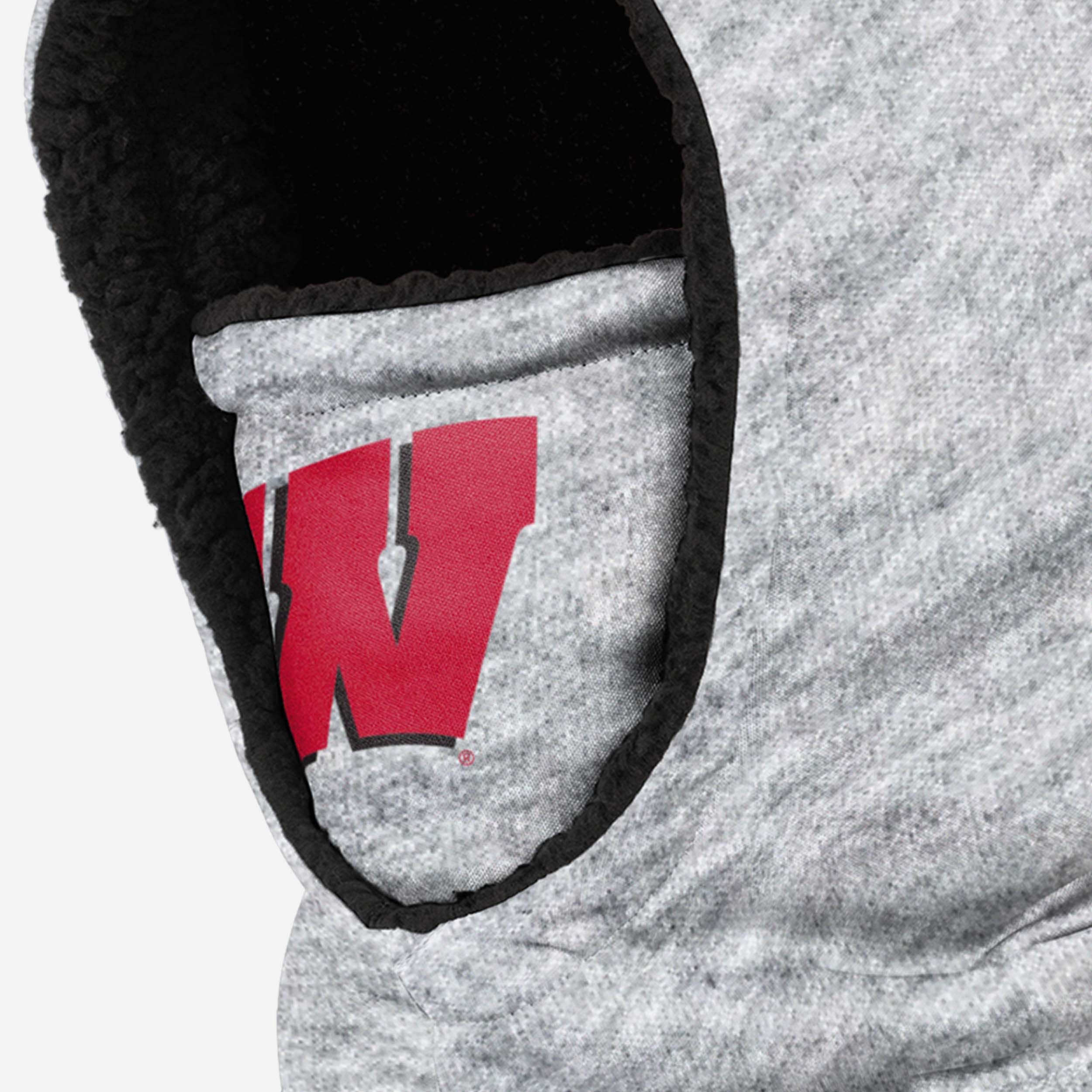 Wisconsin Badgers Heather Grey Big Logo Hooded Gaiter - Your Ultimate Winter Companion