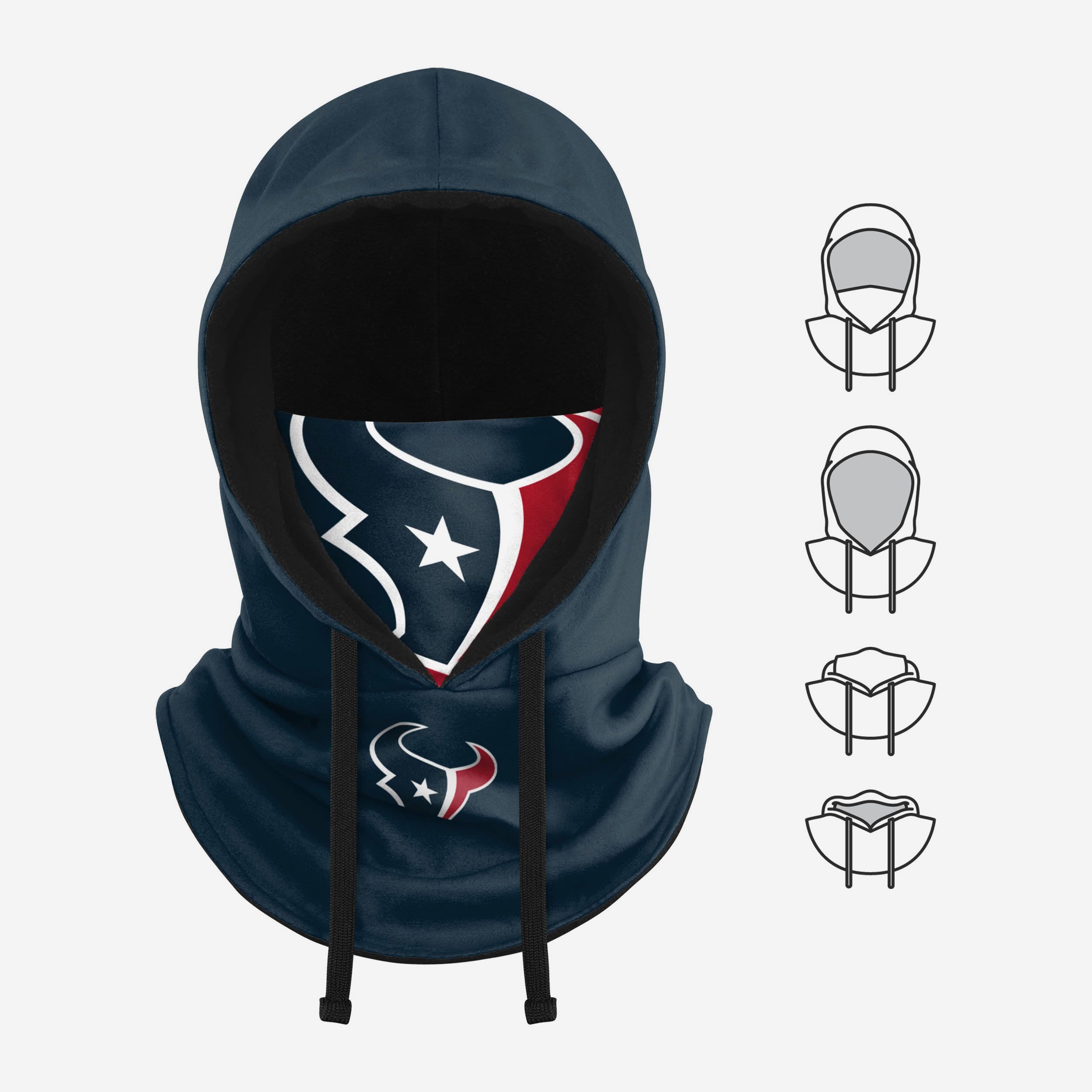 Houston Texans Stylish Drawstring Hooded Gaiter - Show Your Team Spirit!