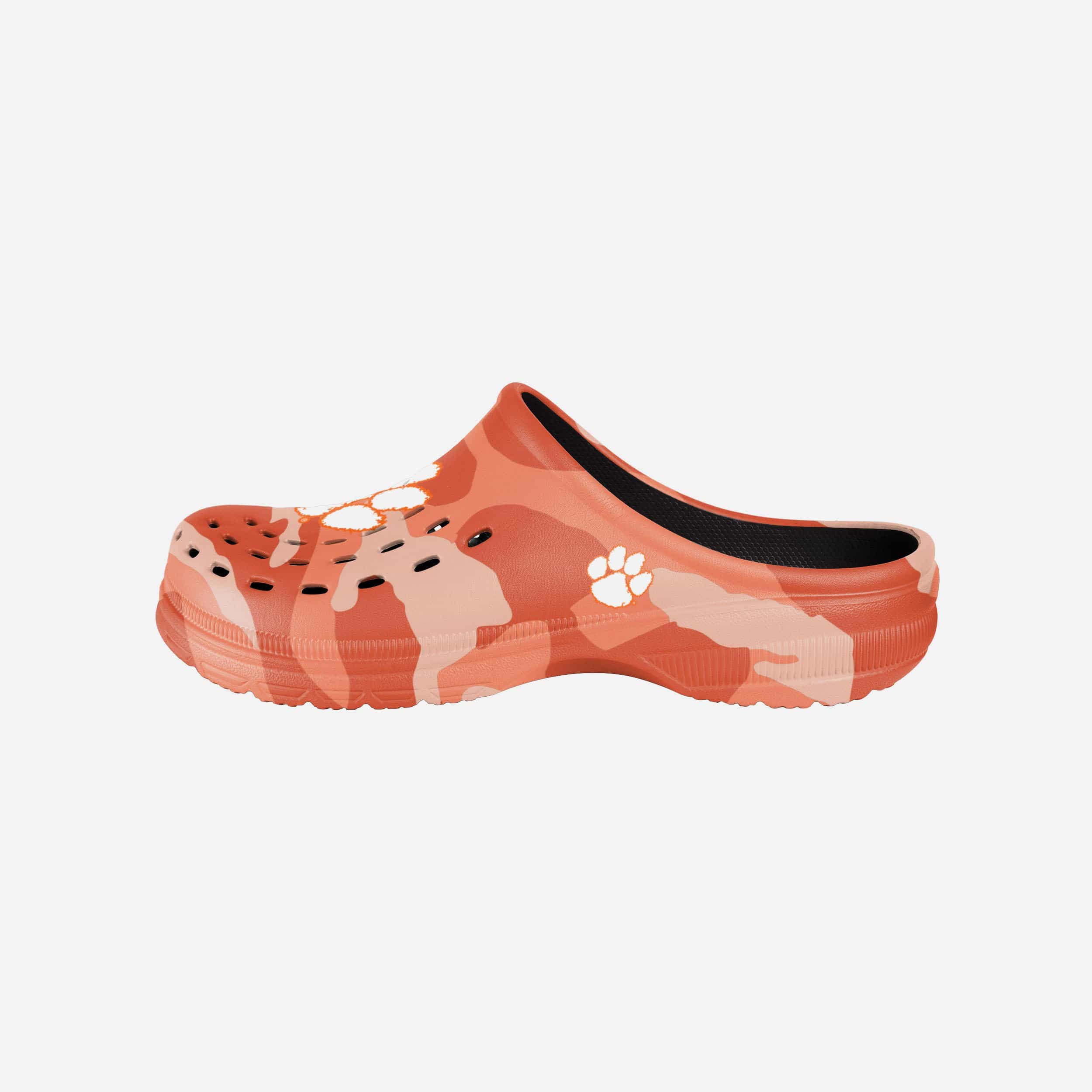 Clemson Tigers Tonal Camo Clogs - Show Your Fandom!