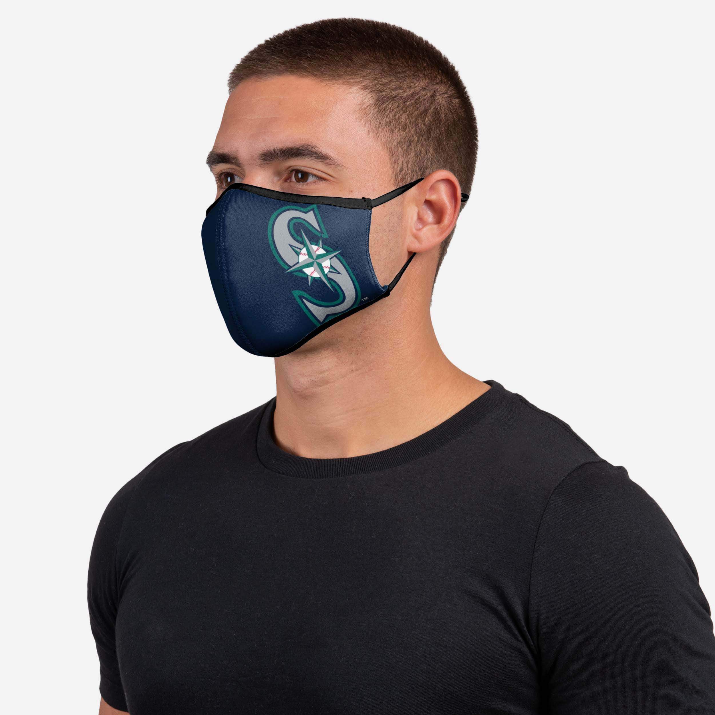 Seattle Mariners 3-Pack Sporty Face Covers - Show Your Team Spirit!