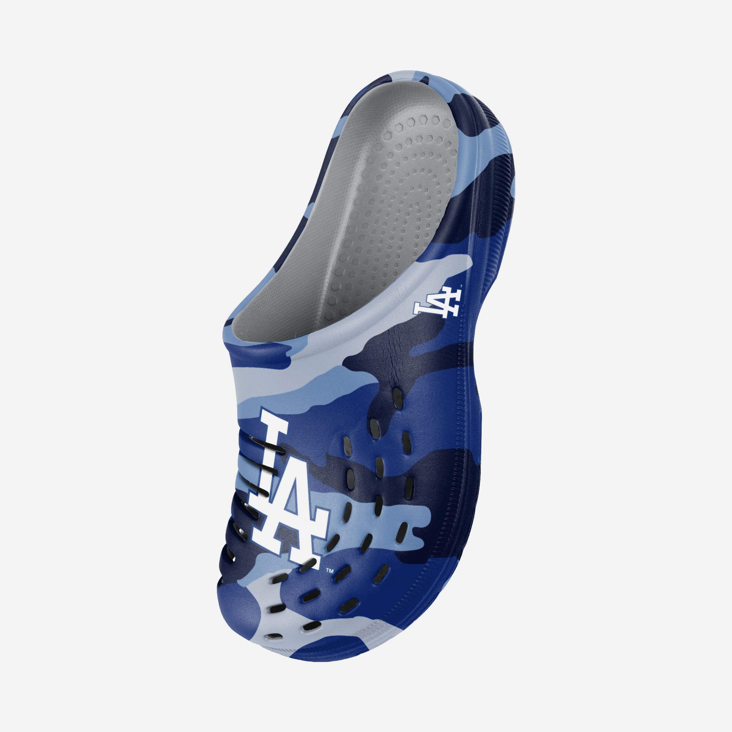 Los Angeles Dodgers Tonal Camo Clogs - Show Your Fandom!