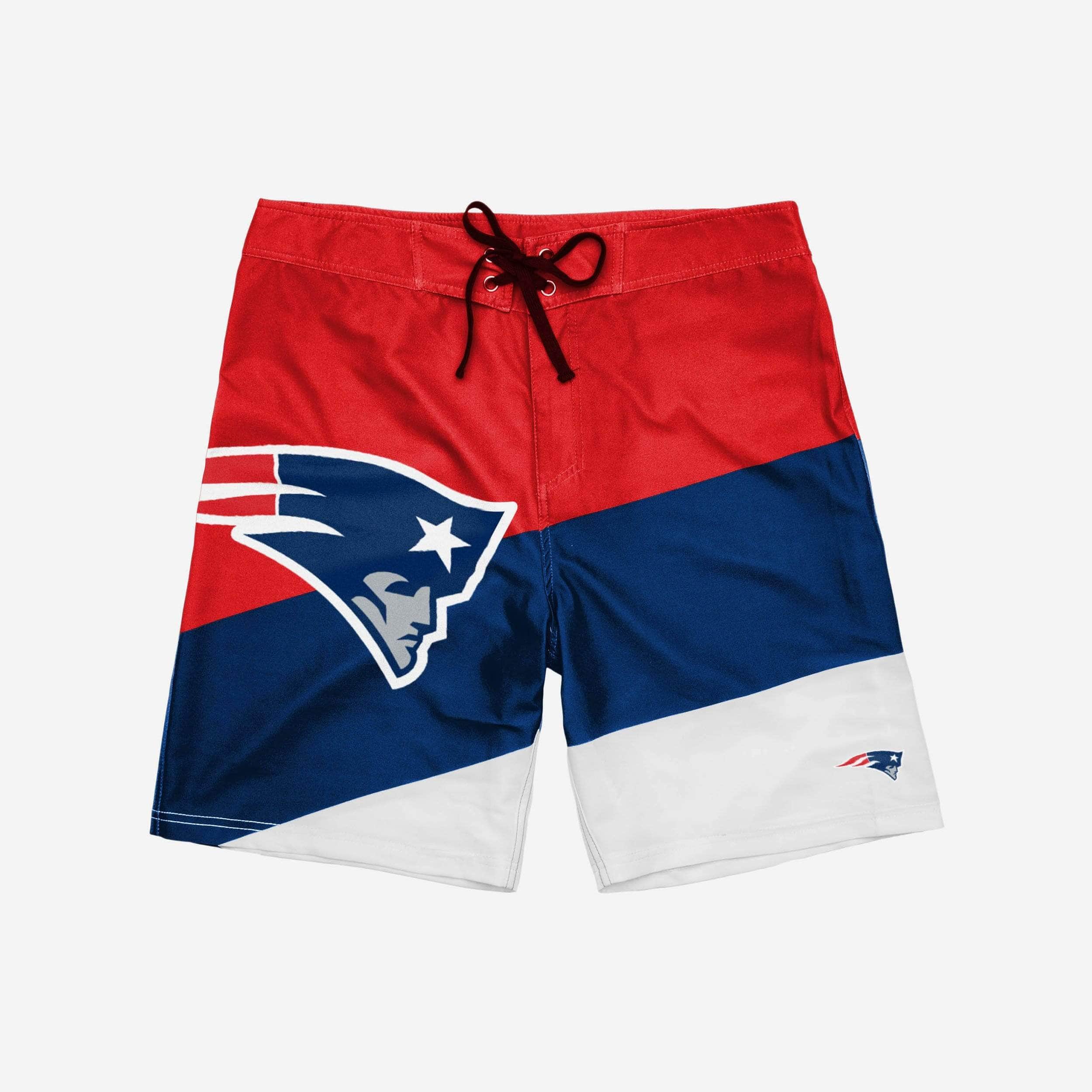 New England Patriots Colorful Dive Boardshorts - Show Your Team Spirit!