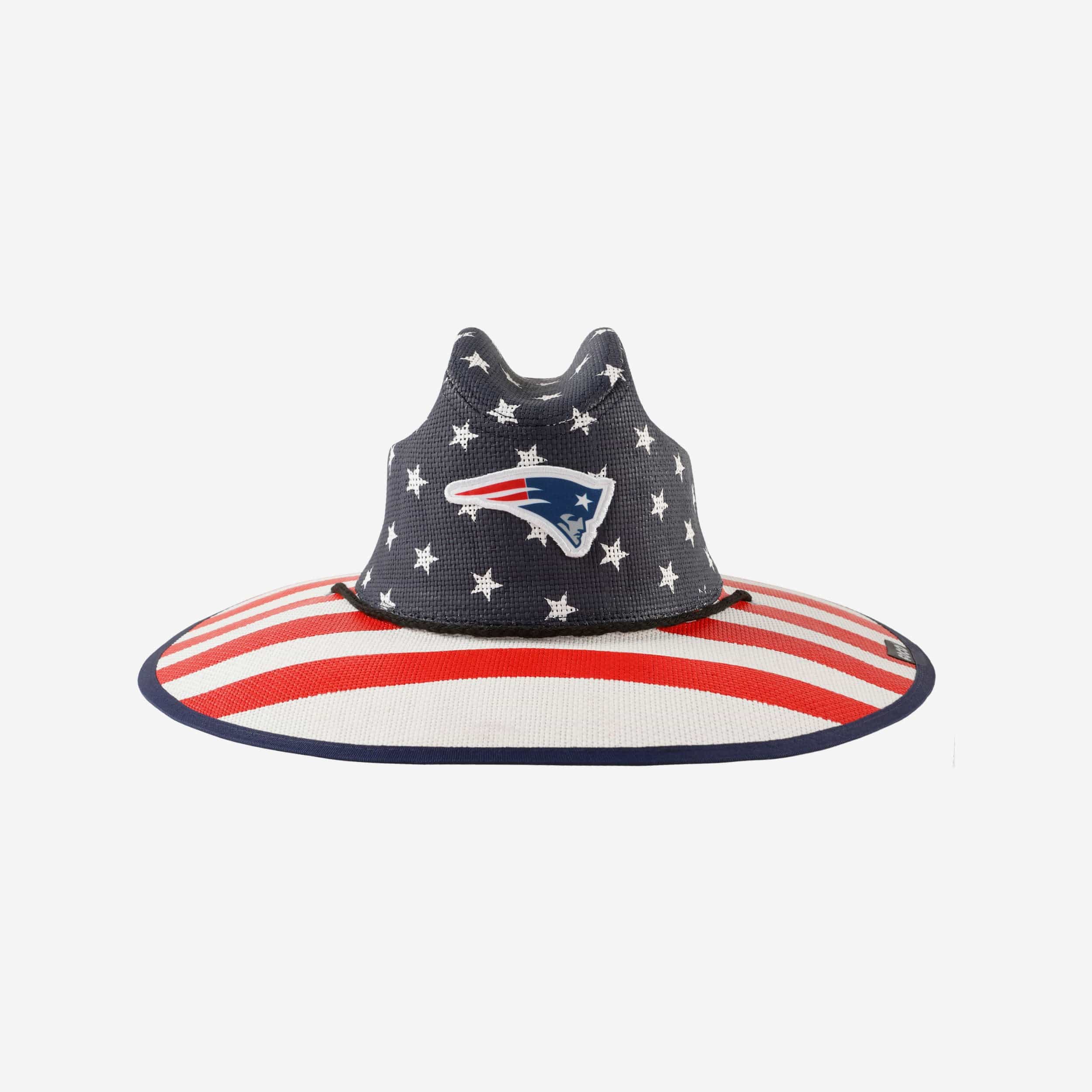 New England Patriots Thematic Straw Hat: Show Your Team Spirit!