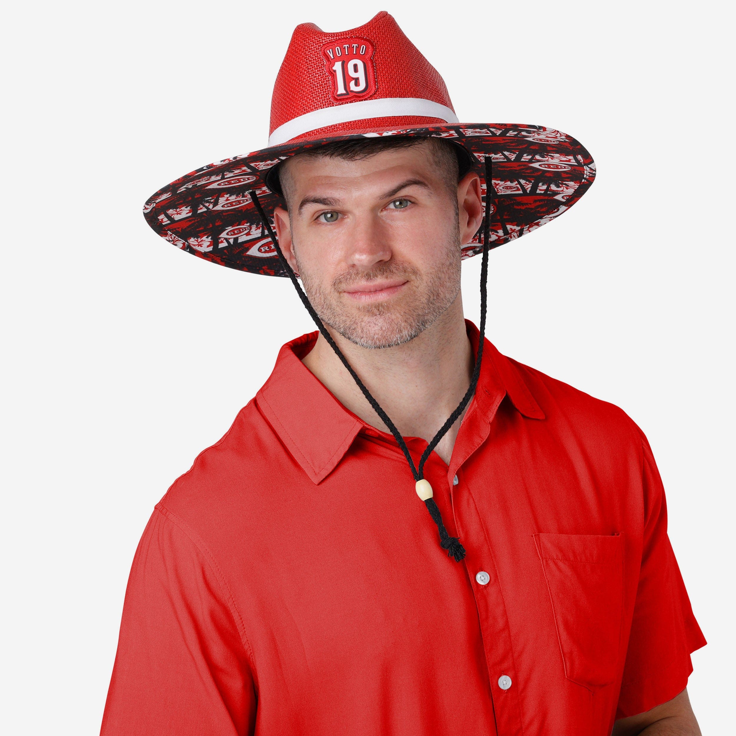 Joey Votto Cincinnati Reds Stylish Straw Hat