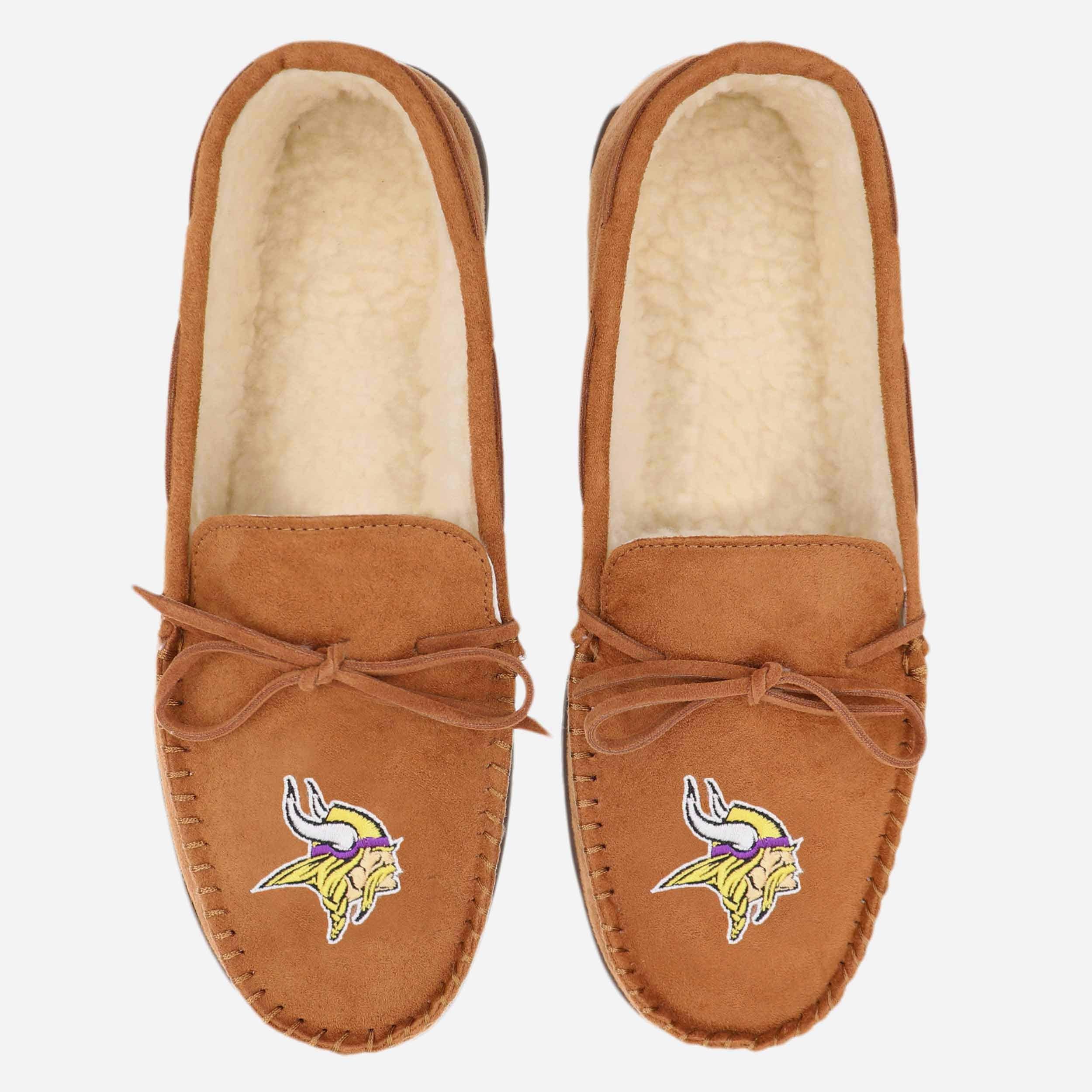 Minnesota Vikings Super Comfy Moccasin Slippers