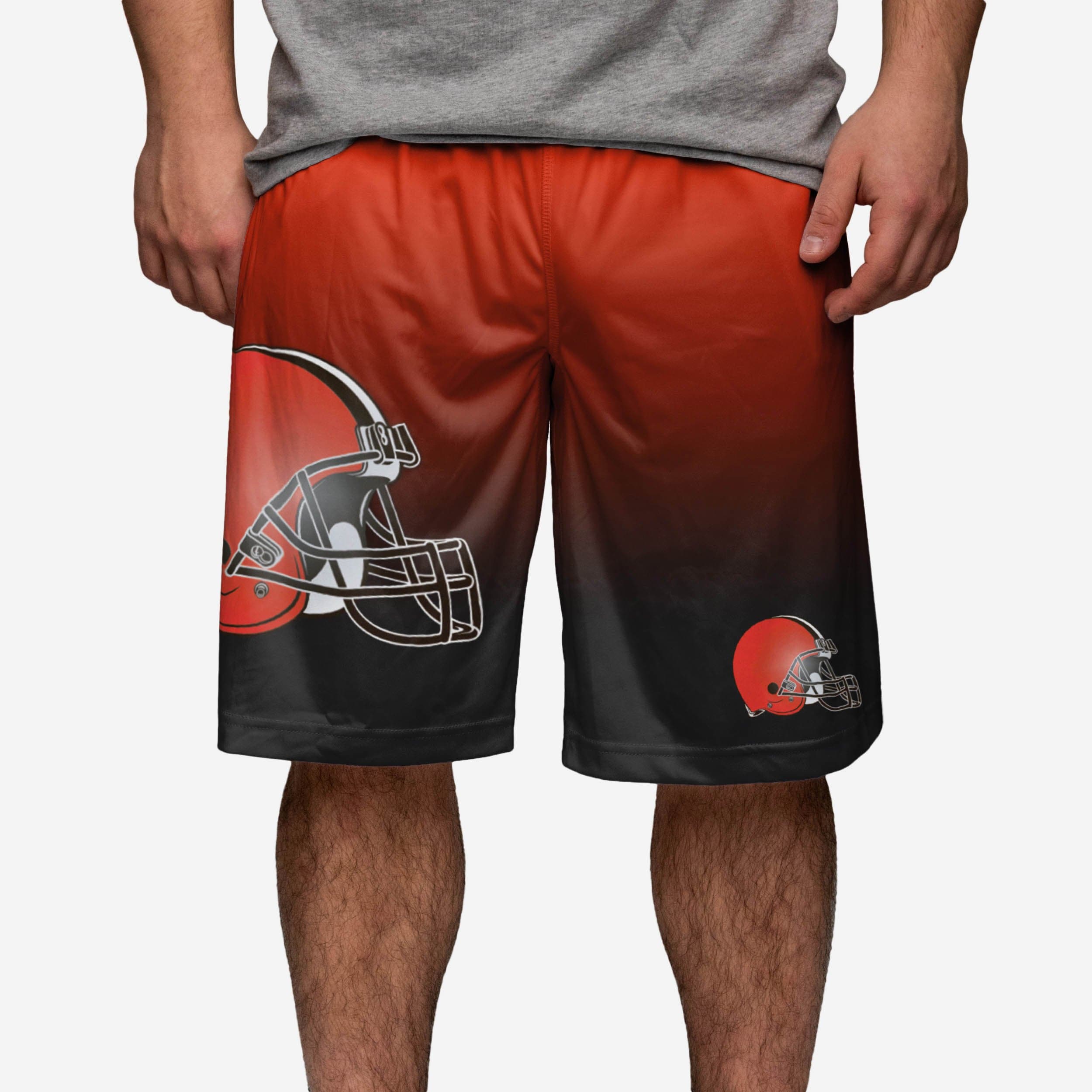 Cleveland Browns Gradient Big Logo Training Shorts - Show Your Fandom!