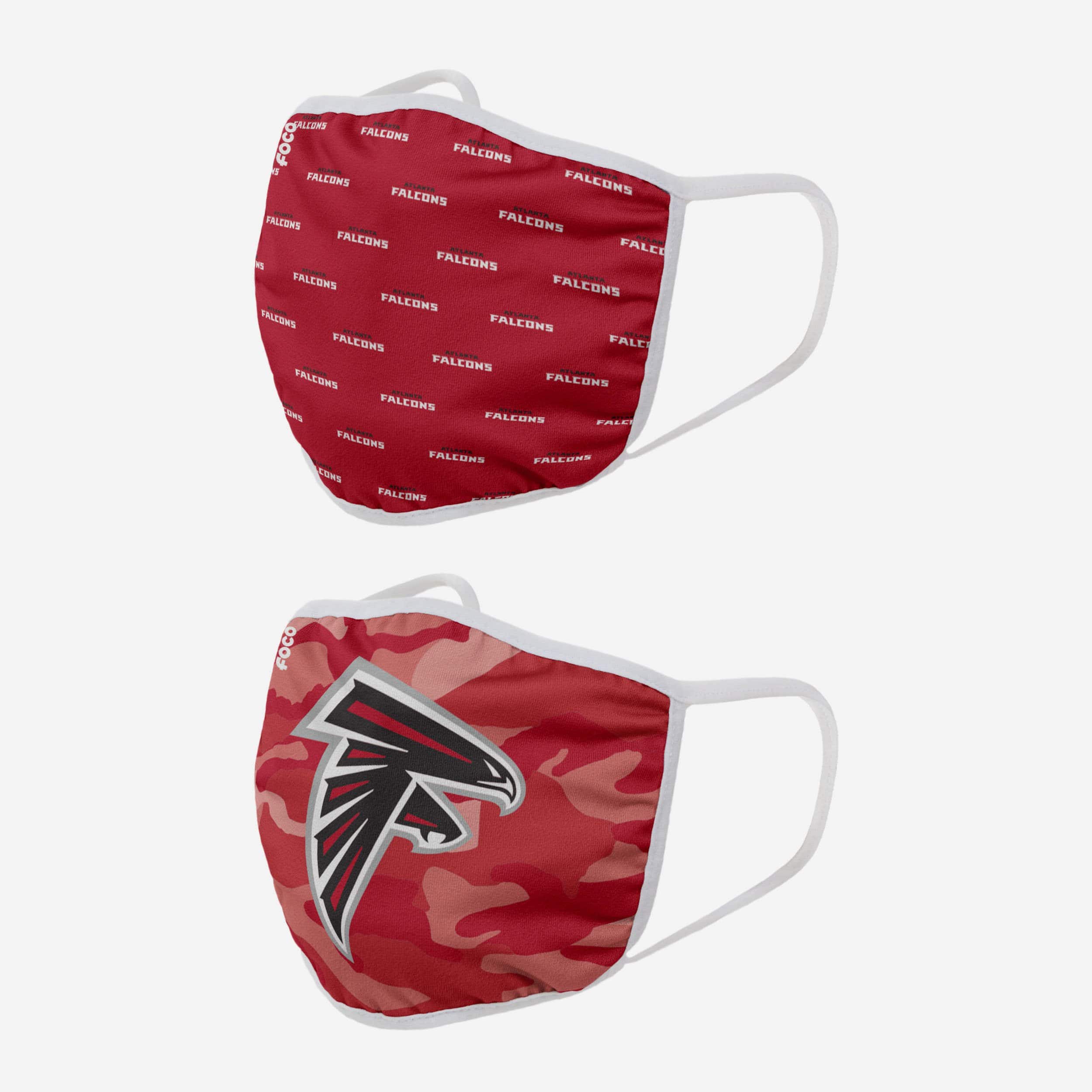Atlanta Falcons Dynamic 2-Pack Face Covers - Show Your Team Spirit!