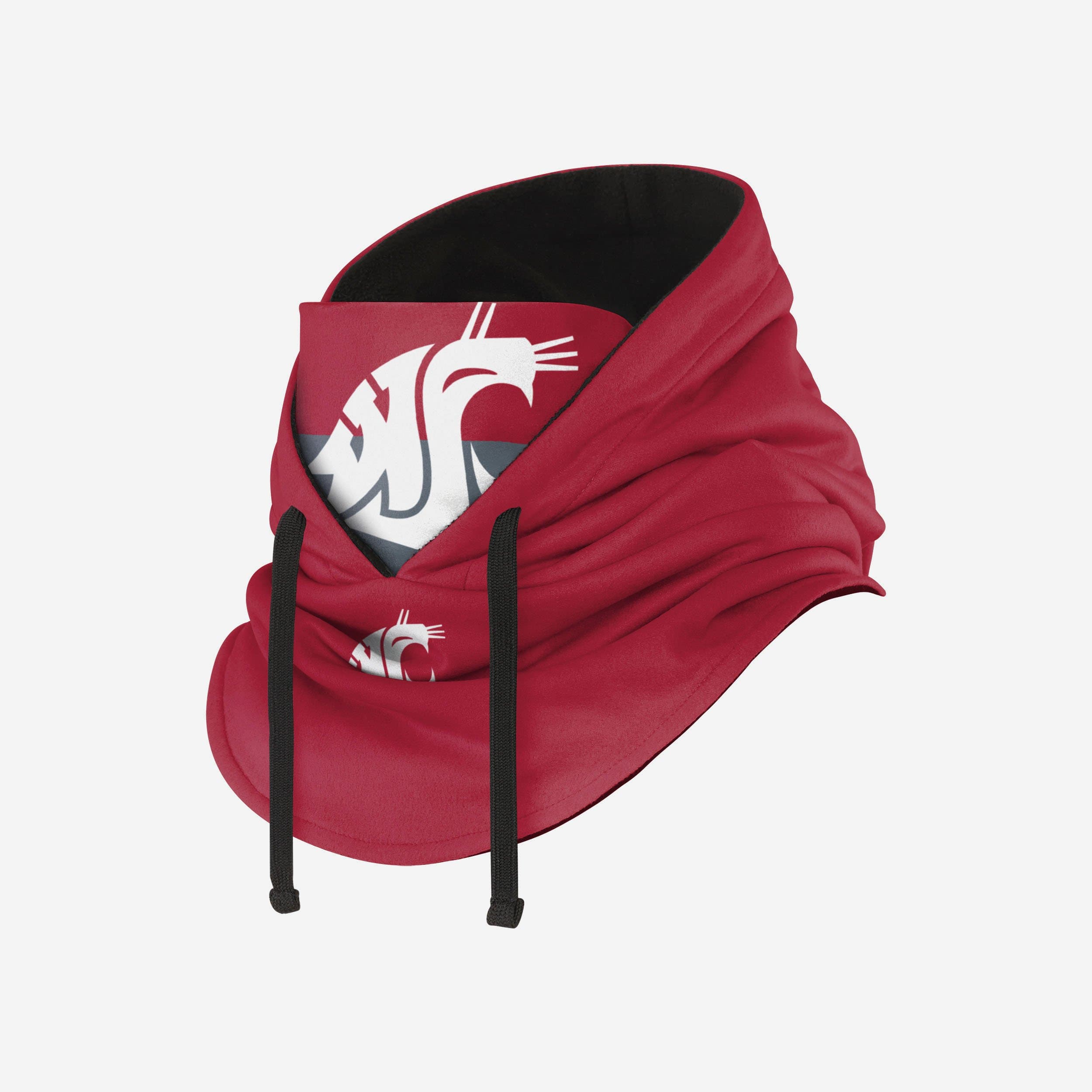 Washington State Cougars Stylish Drawstring Hooded Gaiter