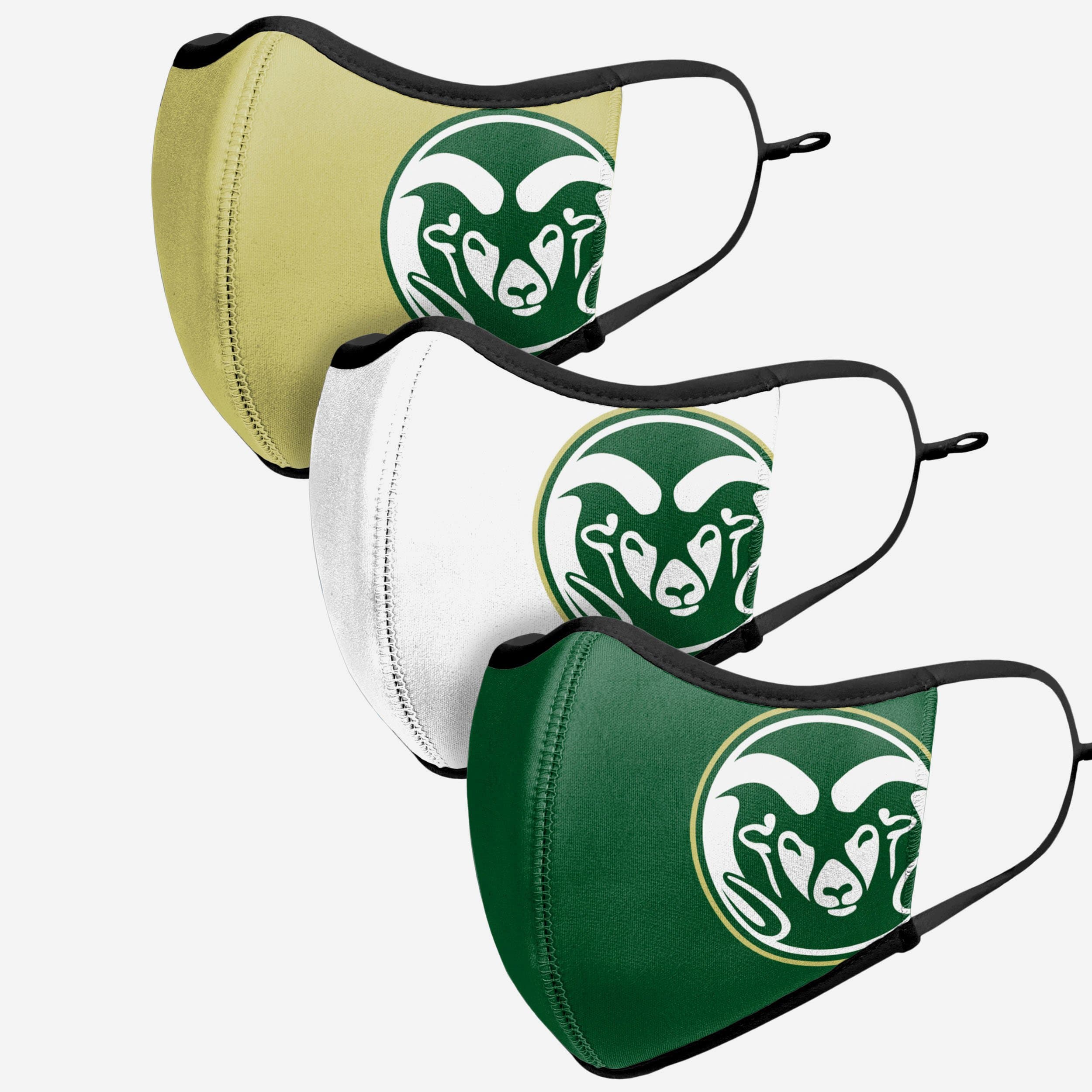 Colorado State Rams 3-Pack Sports Face Cover - Show Your Team Spirit!