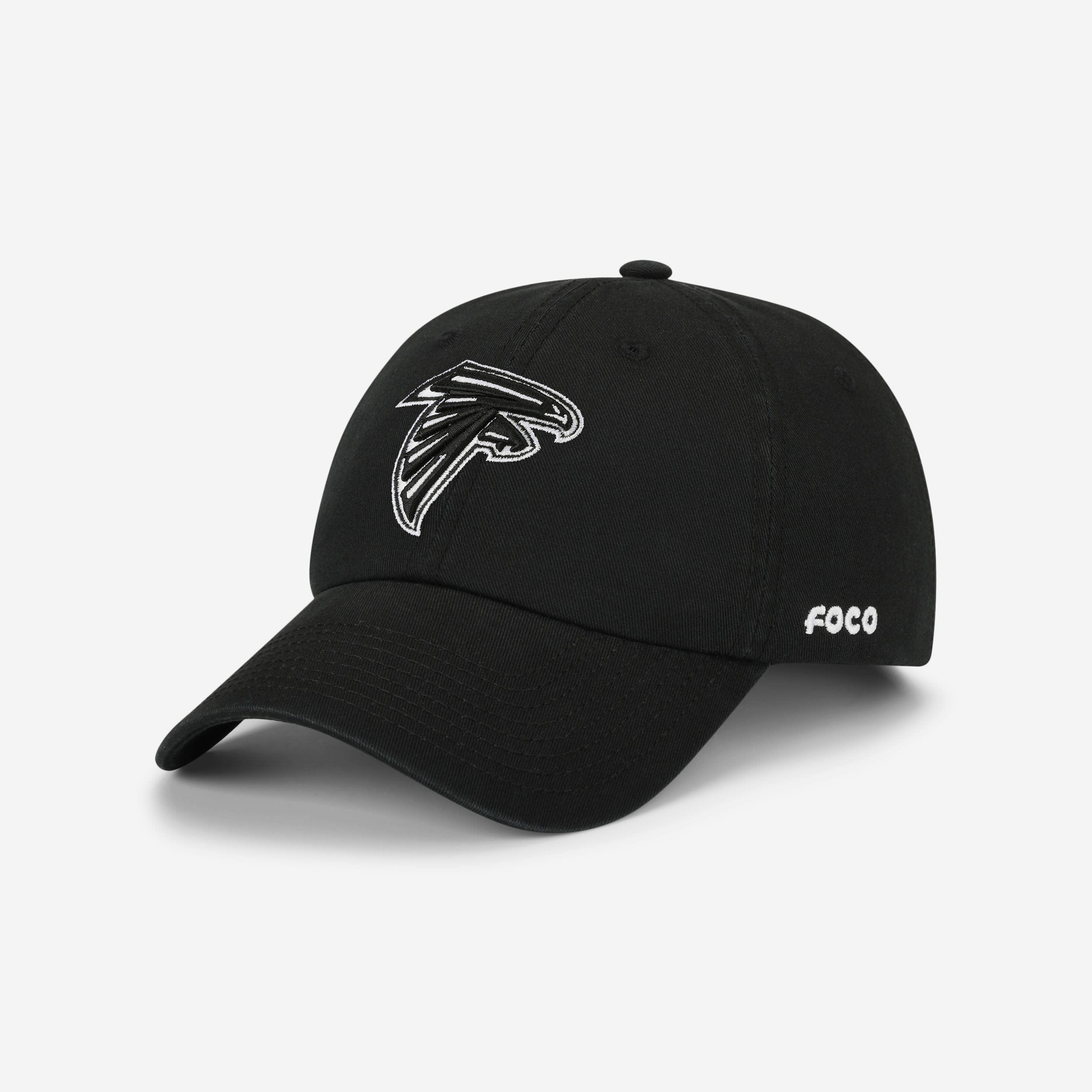 Atlanta Falcons Black & White Fan-Favorite Casual Cap