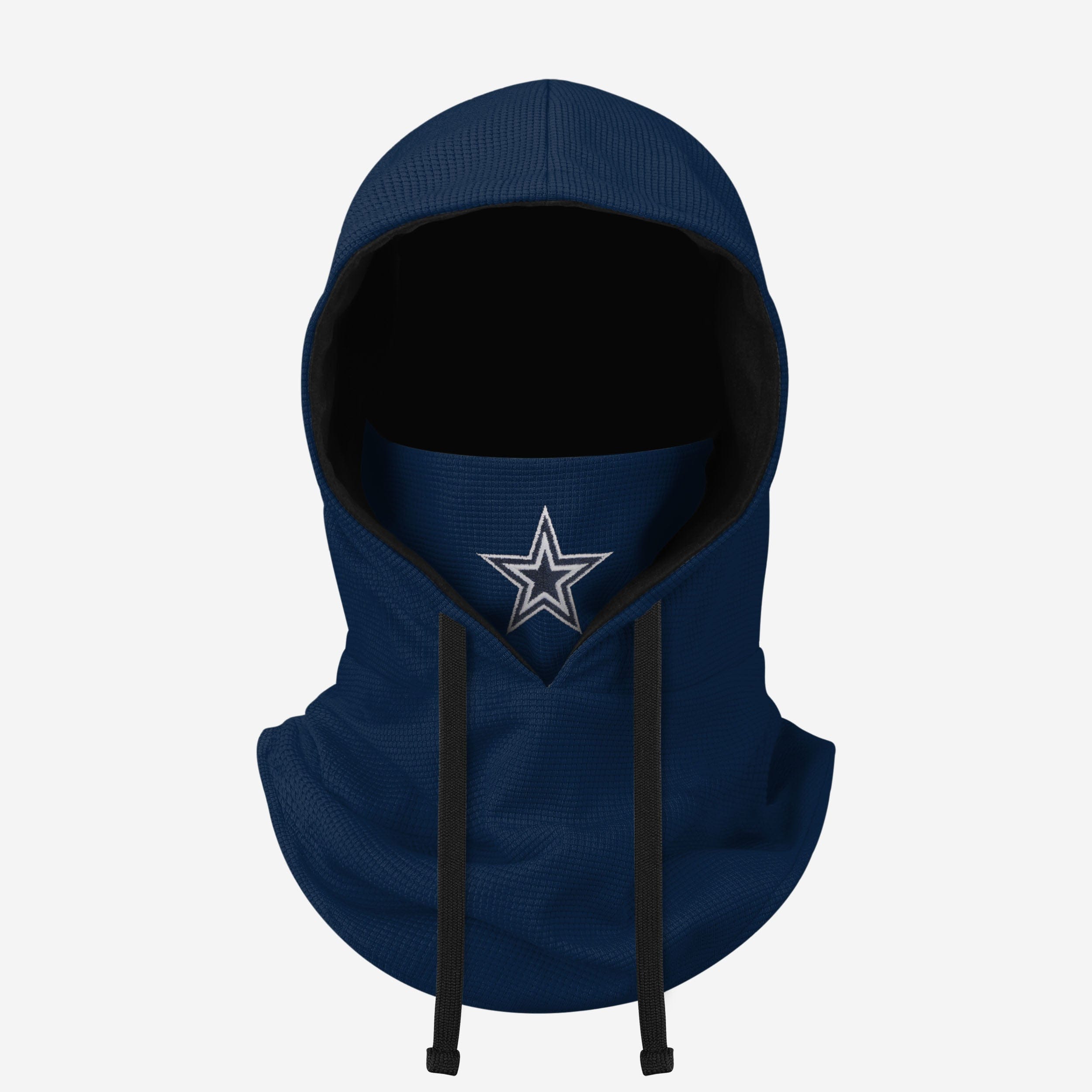 Dallas Cowboys Waffle Drawstring Hooded Gaiter - The Ultimate Cold-Weather Essential