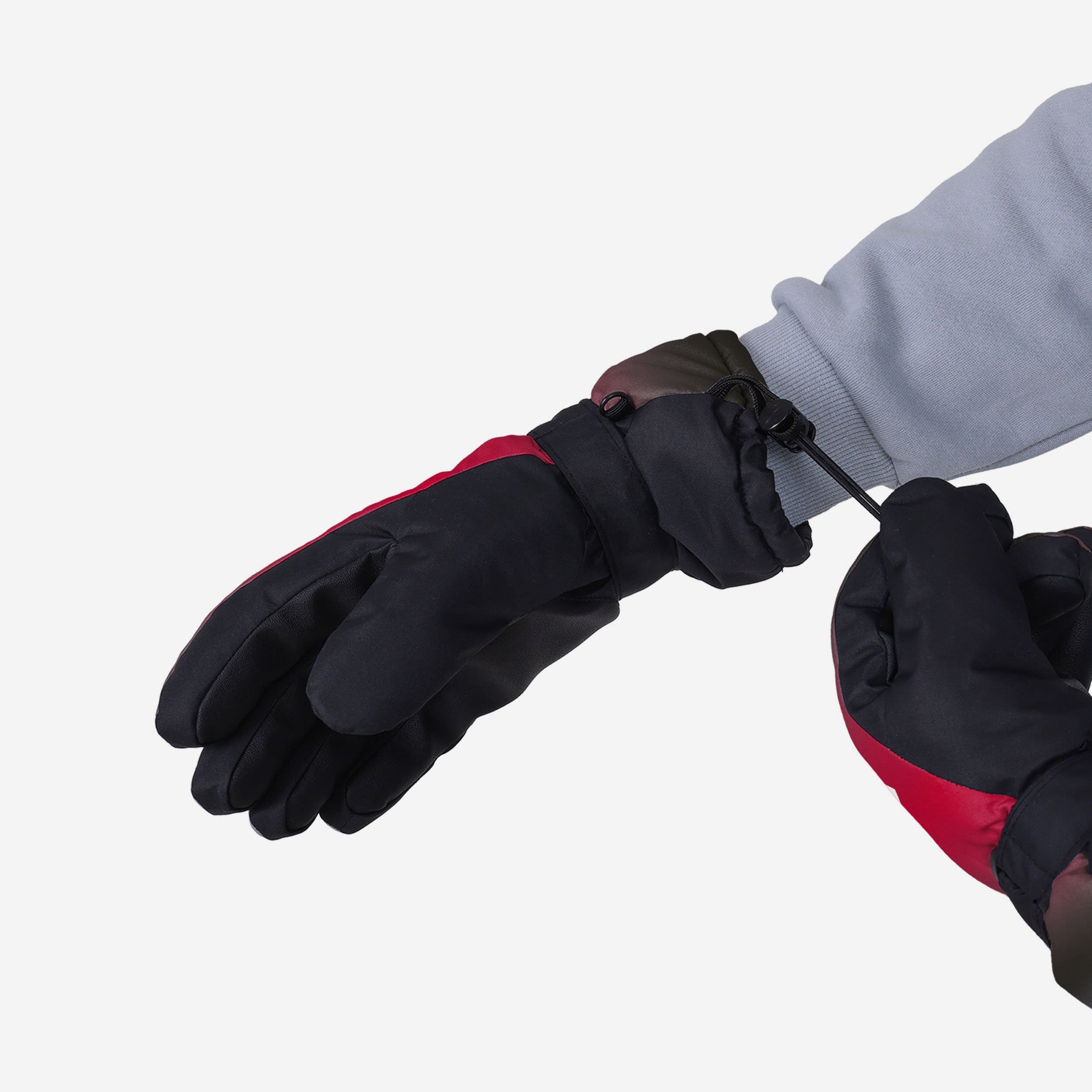 Wisconsin Badgers Gradient Big Logo Insulated Gloves - Show Your Team Spirit!