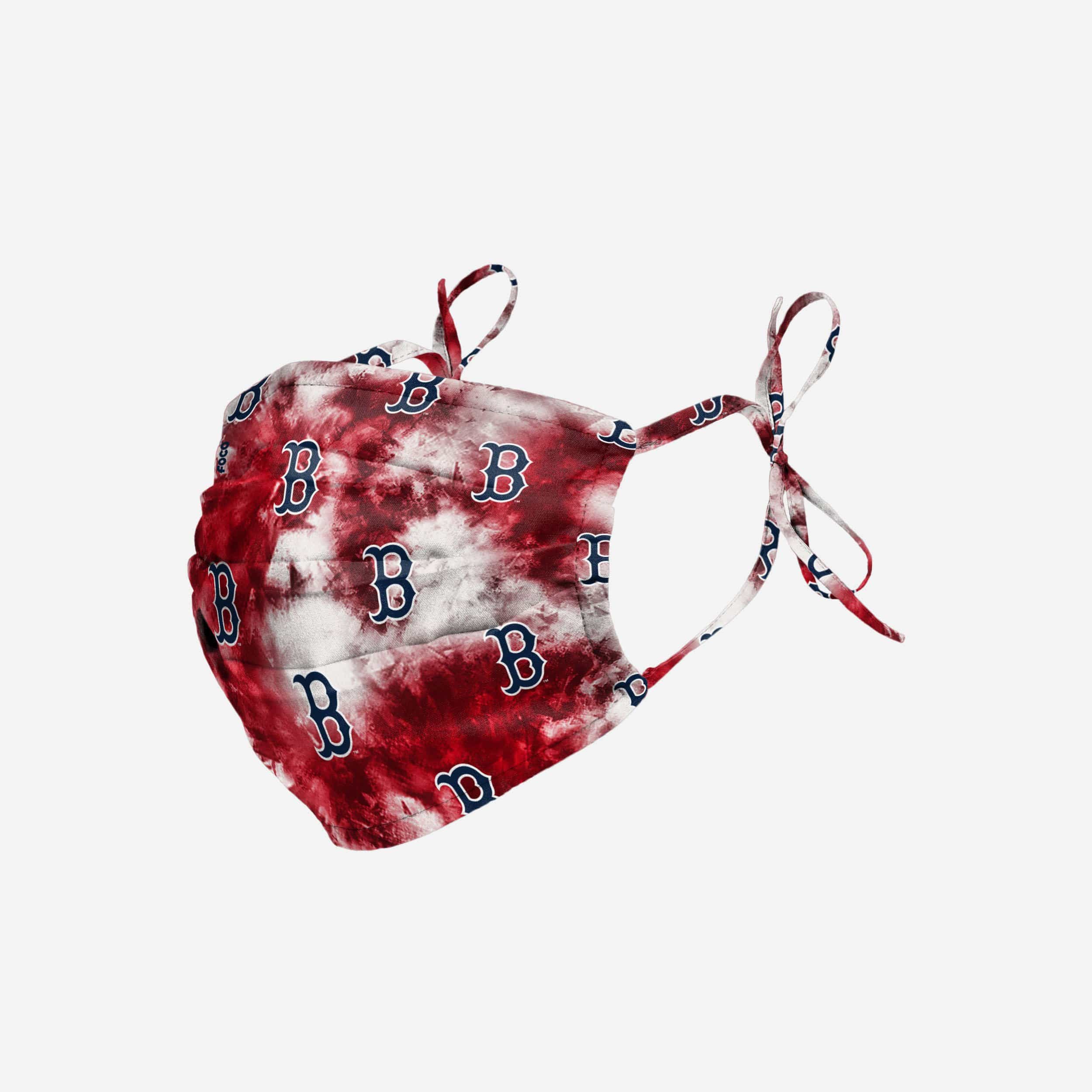 Boston Red Sox Tie-Dye Tie-Back Face Cover: Stylish Game-Day Essential