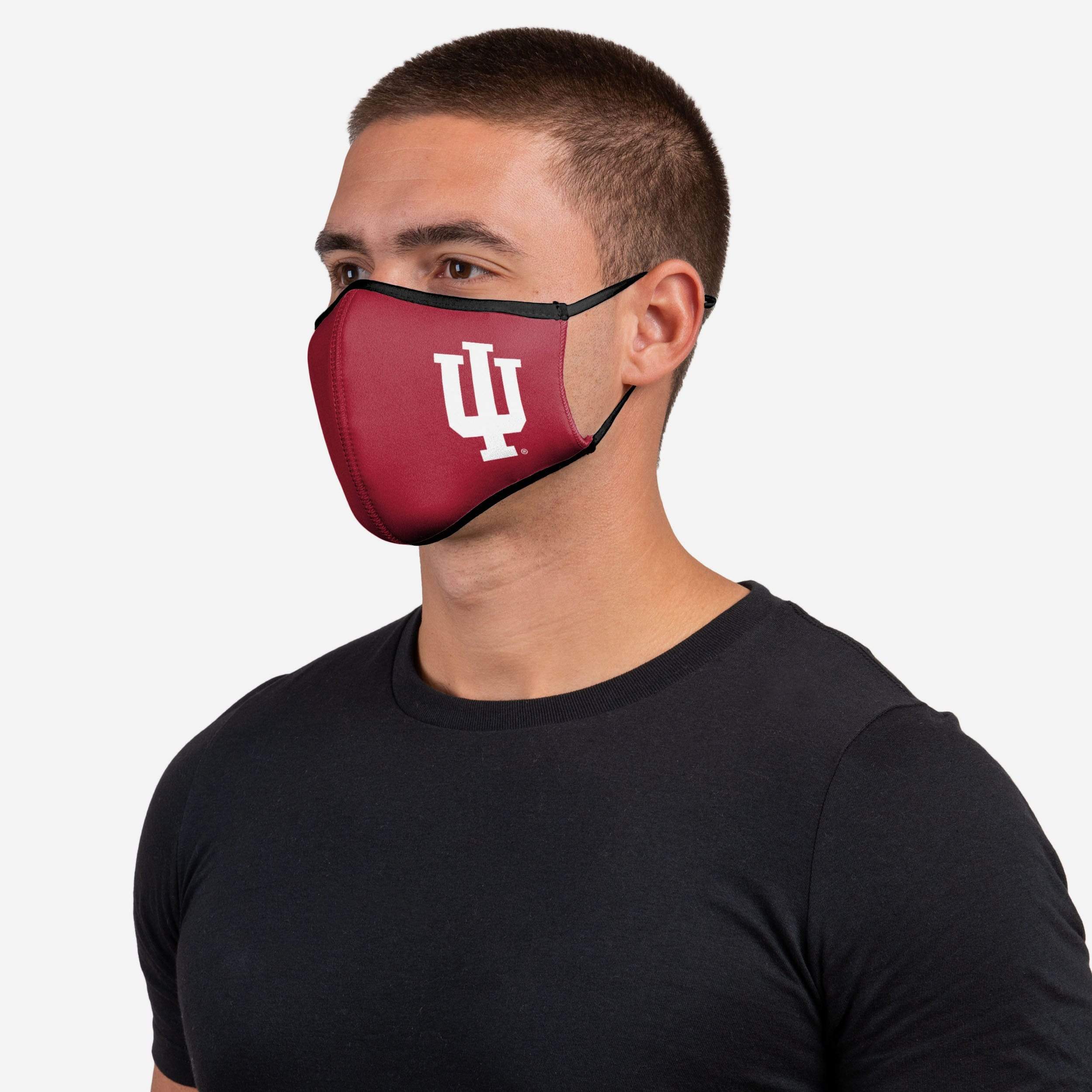 Indiana Hoosiers 3-Pack Sports Face Cover - Show Your Team Spirit!