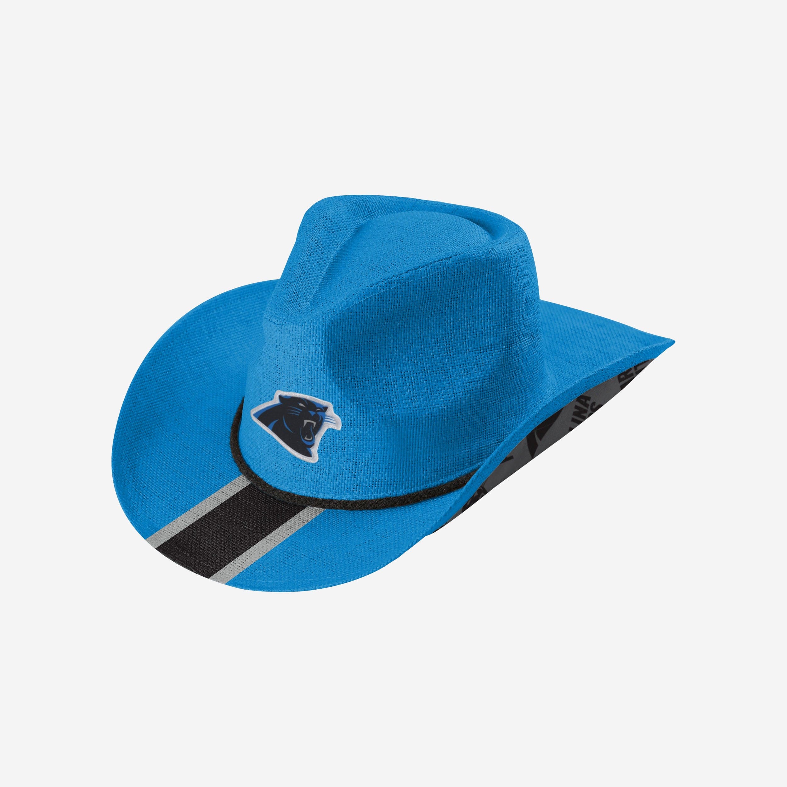 Carolina Panthers Stylish Team Stripe Cowboy Hat