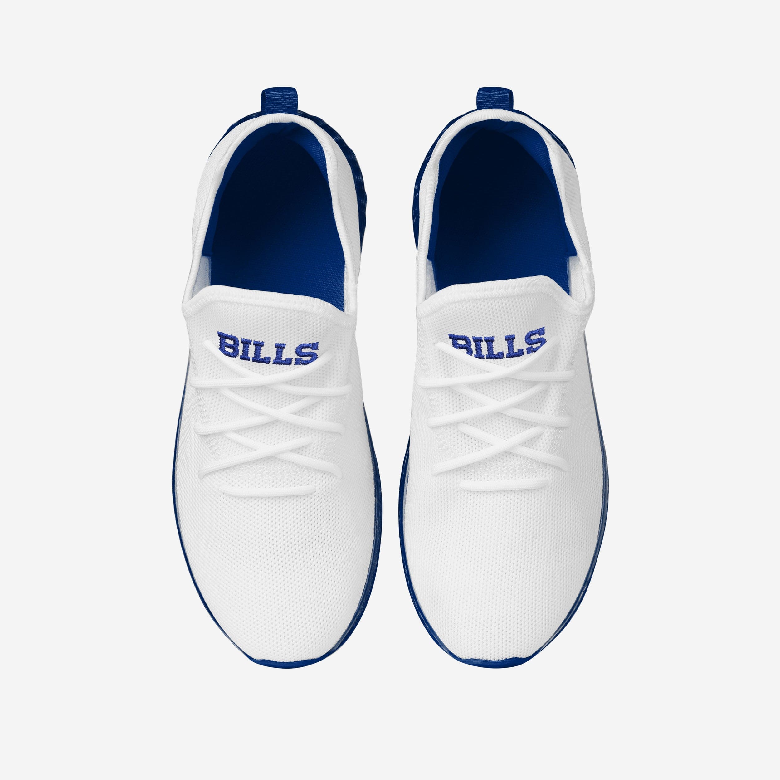 Buffalo Bills Gradient Midsole White Sneakers - Game - Day Essential