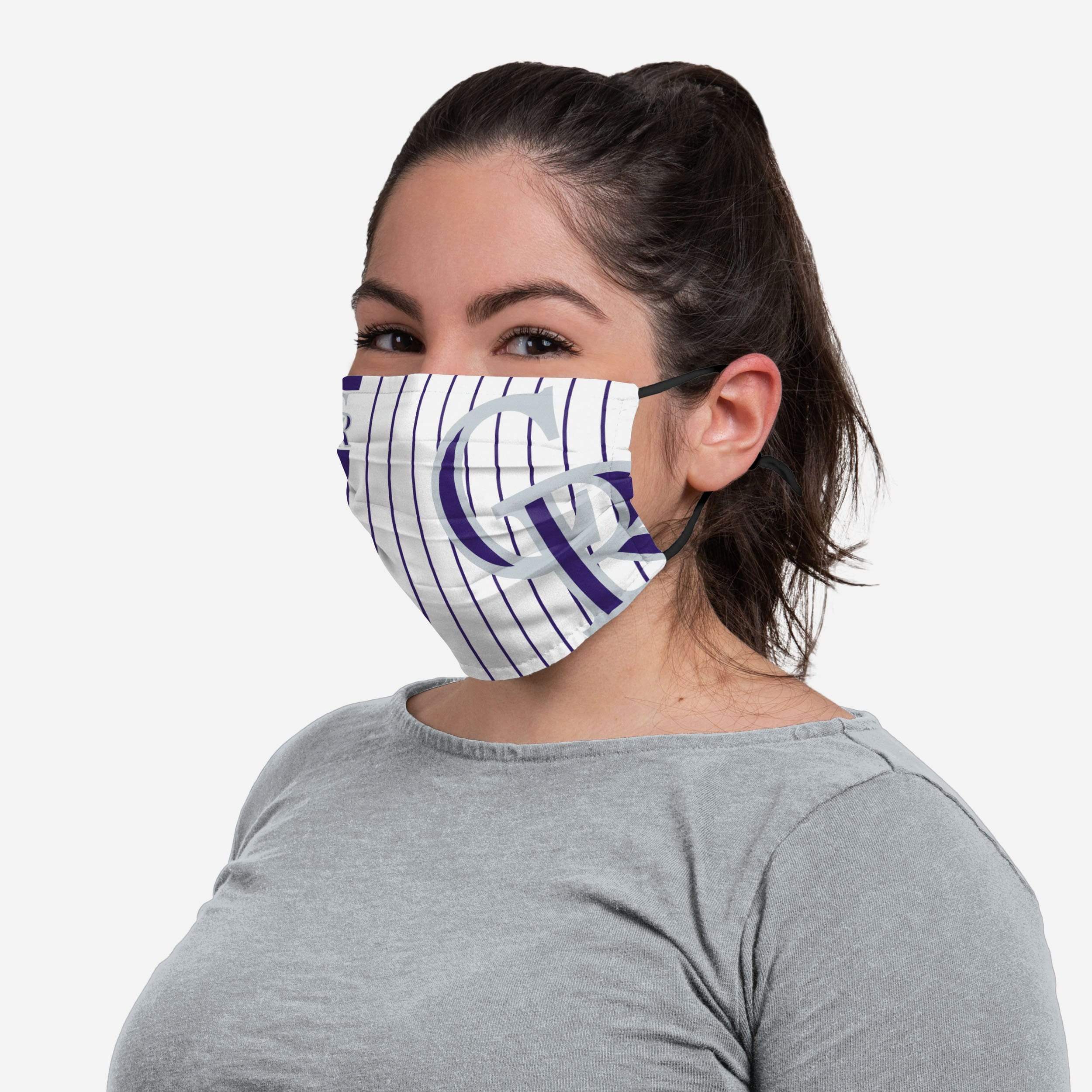 Colorado Rockies Big Logo Gameday Face Cover - Show Your Team Spirit!
