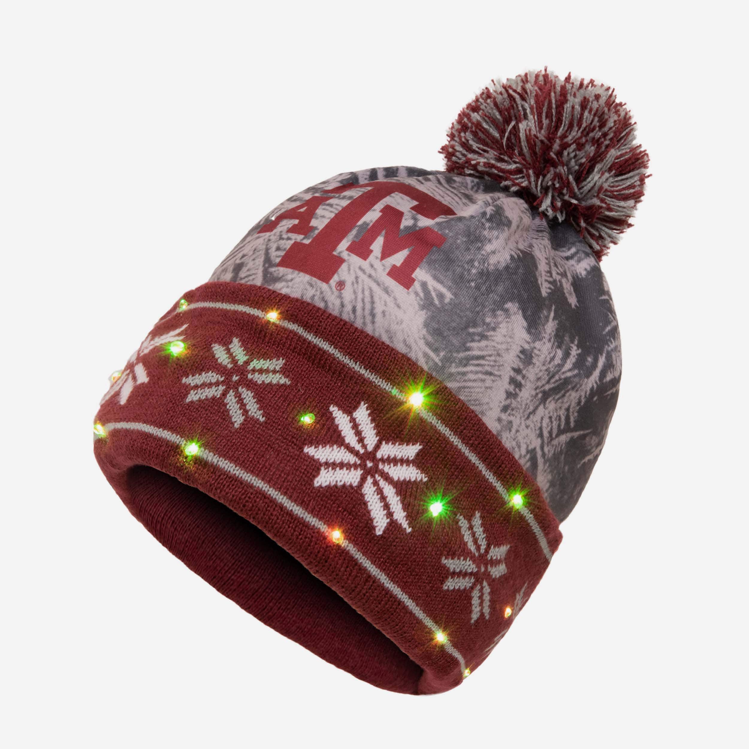 Texas A&M Aggies Big Logo Glowing Beanie