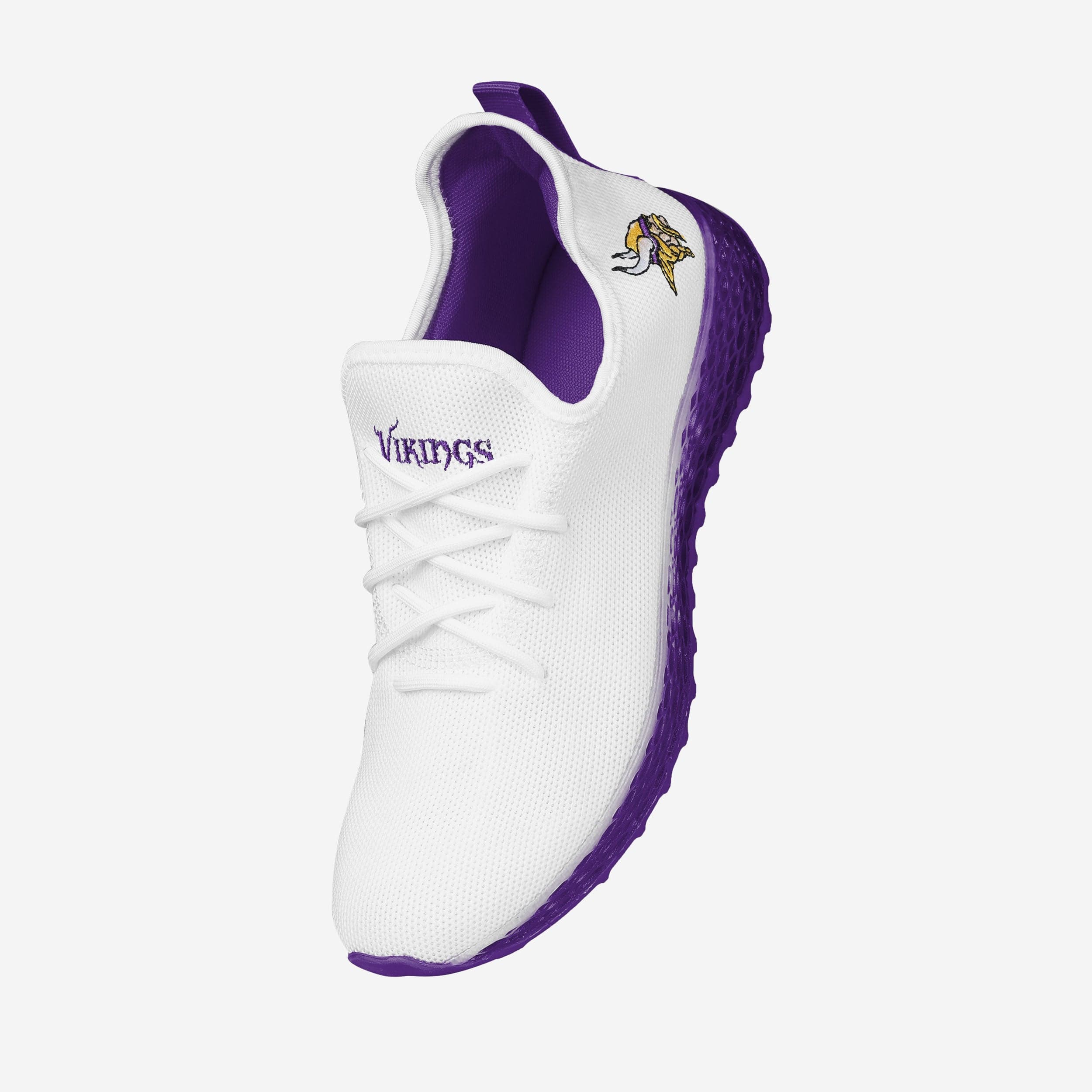 Minnesota Vikings Gradient Midsole White Sneakers - Game - Day Essential