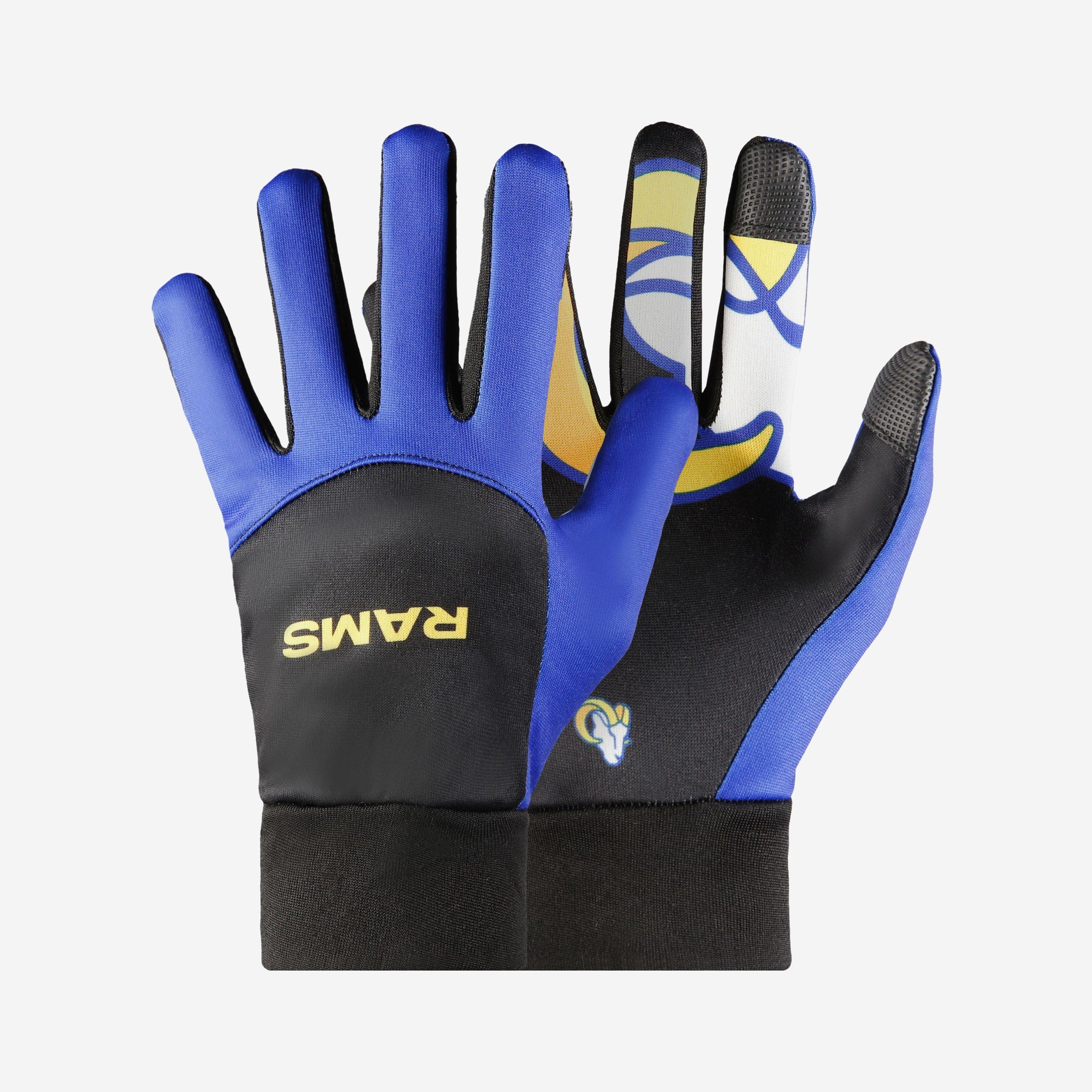 Los Angeles Rams Palm Logo Texting Gloves - Show Your Team Spirit!
