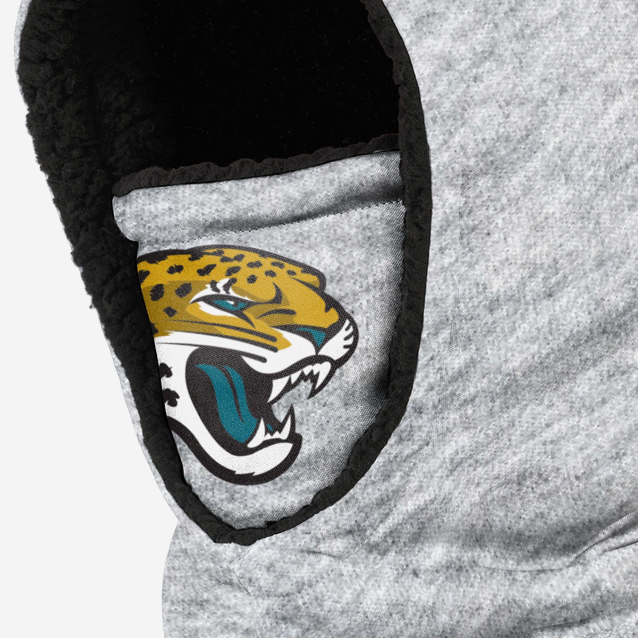 Jacksonville Jaguars' Stunning Heather Grey Big Logo Hooded Gaiter - Must-Have for Fans!