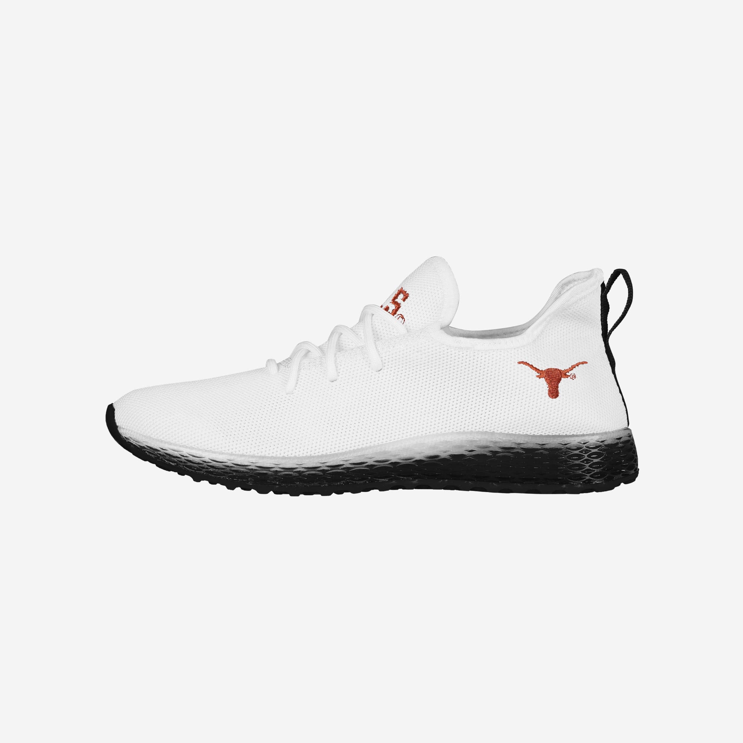 Texas Longhorns Gradient Midsole White Sneakers - Game - Day Must - Haves
