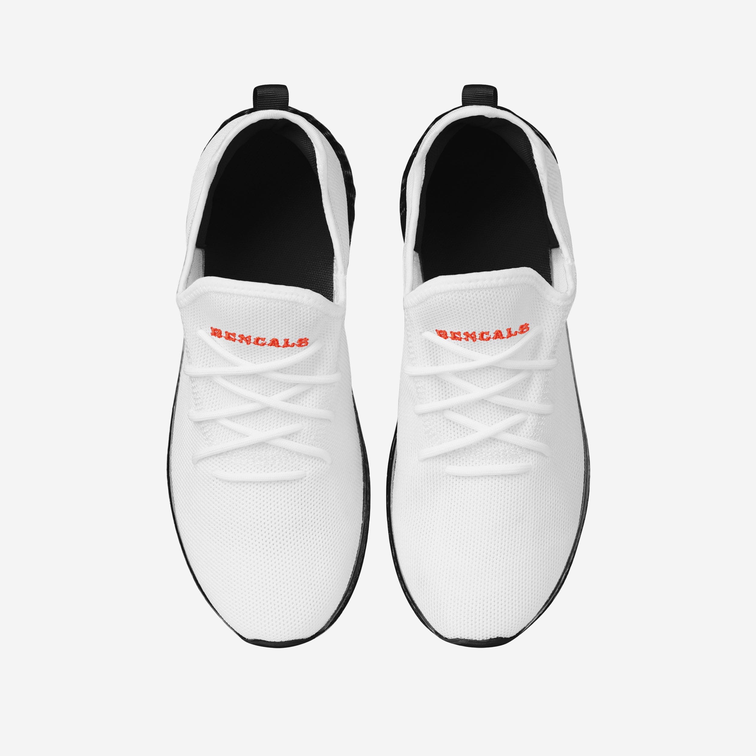 Cincinnati Bengals Gradient Midsole White Game-Day Sneakers