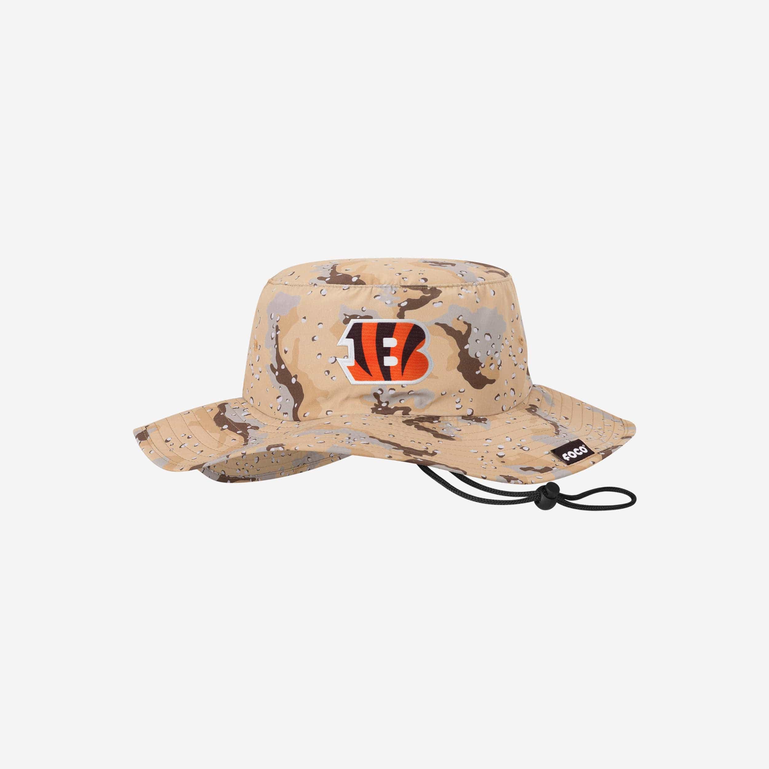 Cincinnati Bengals Dark Desert Camo Boonie Hat - Stylish Team Spirit