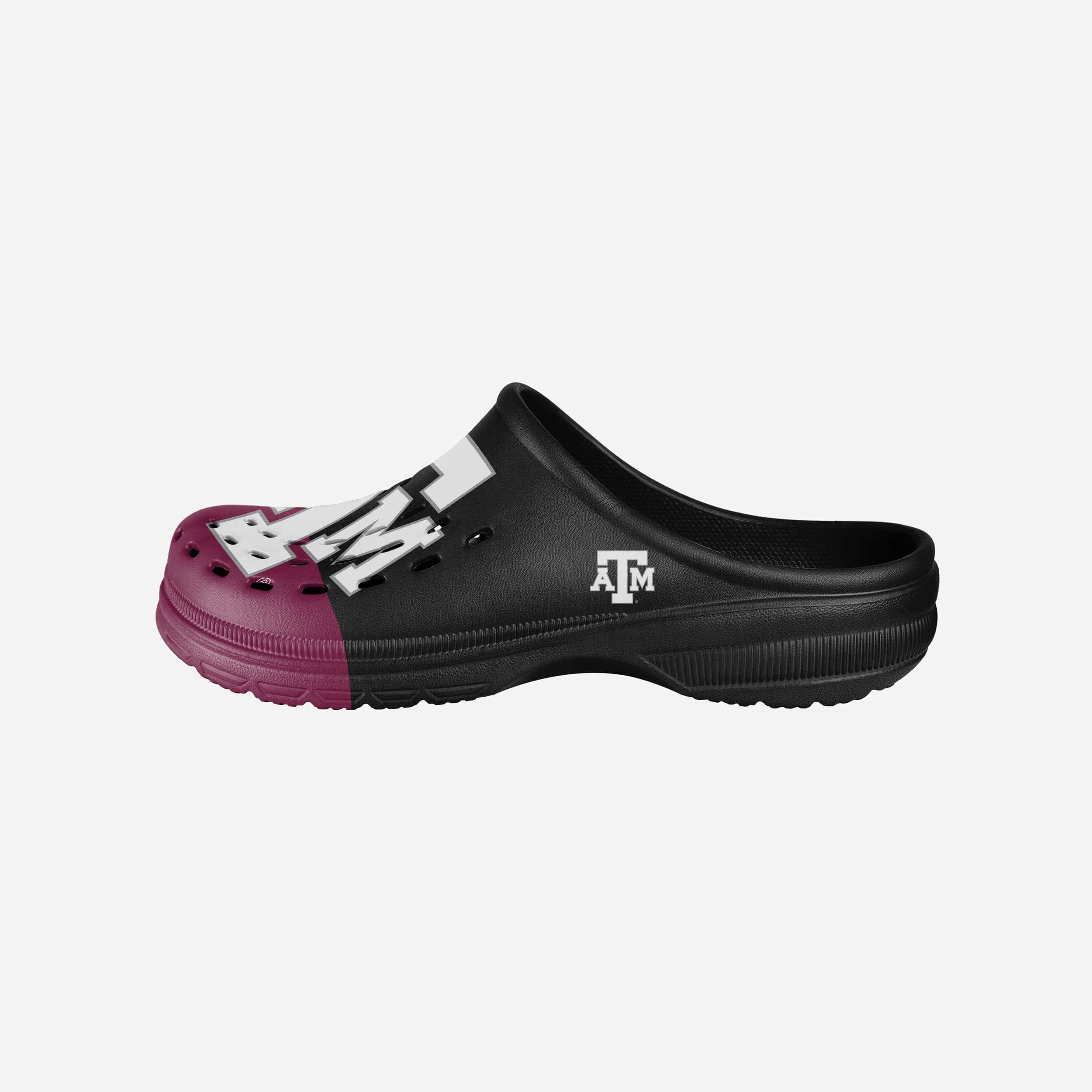 Texas A&M Aggies Colorblock Big Logo Clogs - Show Your Team Spirit!