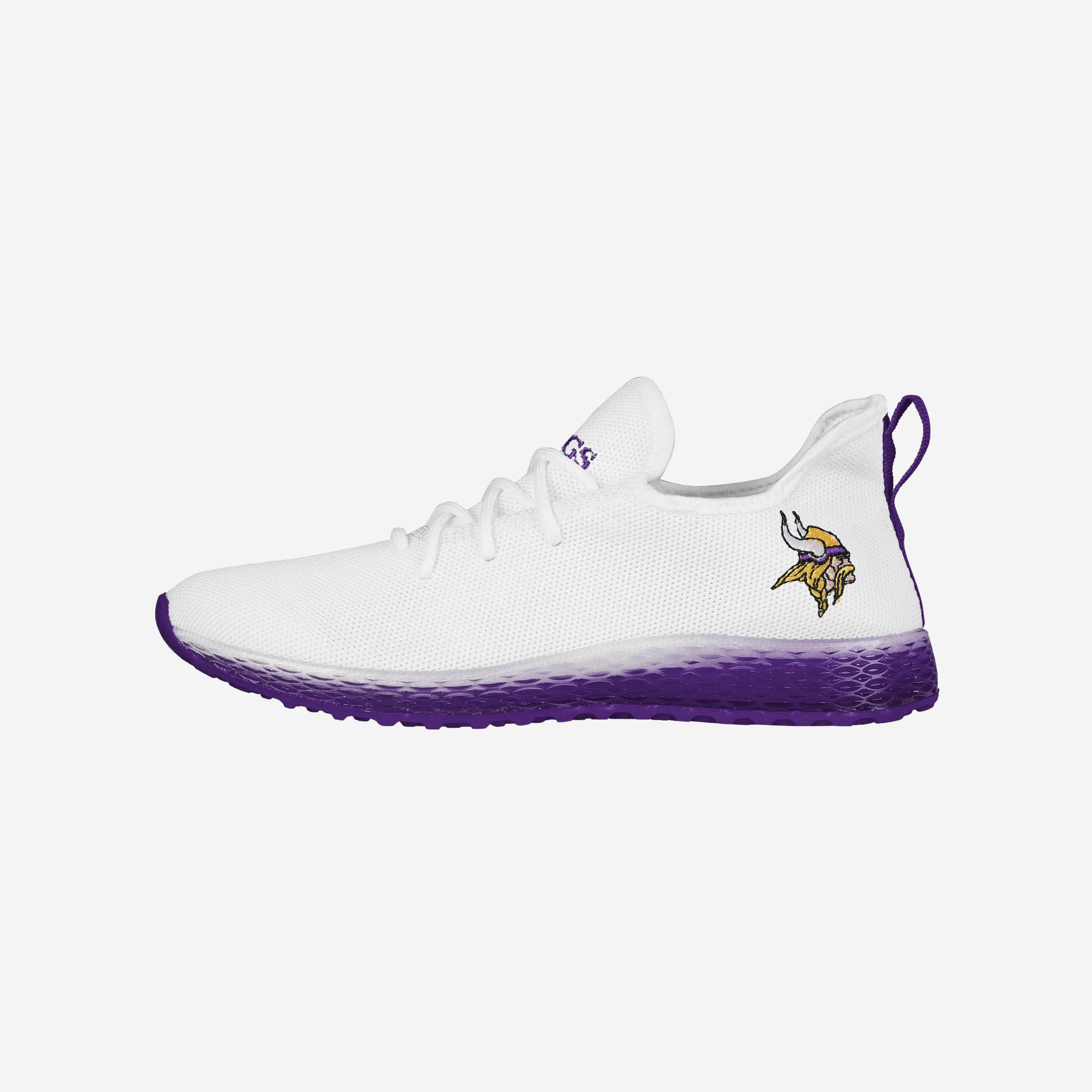 Minnesota Vikings Gradient Midsole White Sneakers - Game - Day Essential