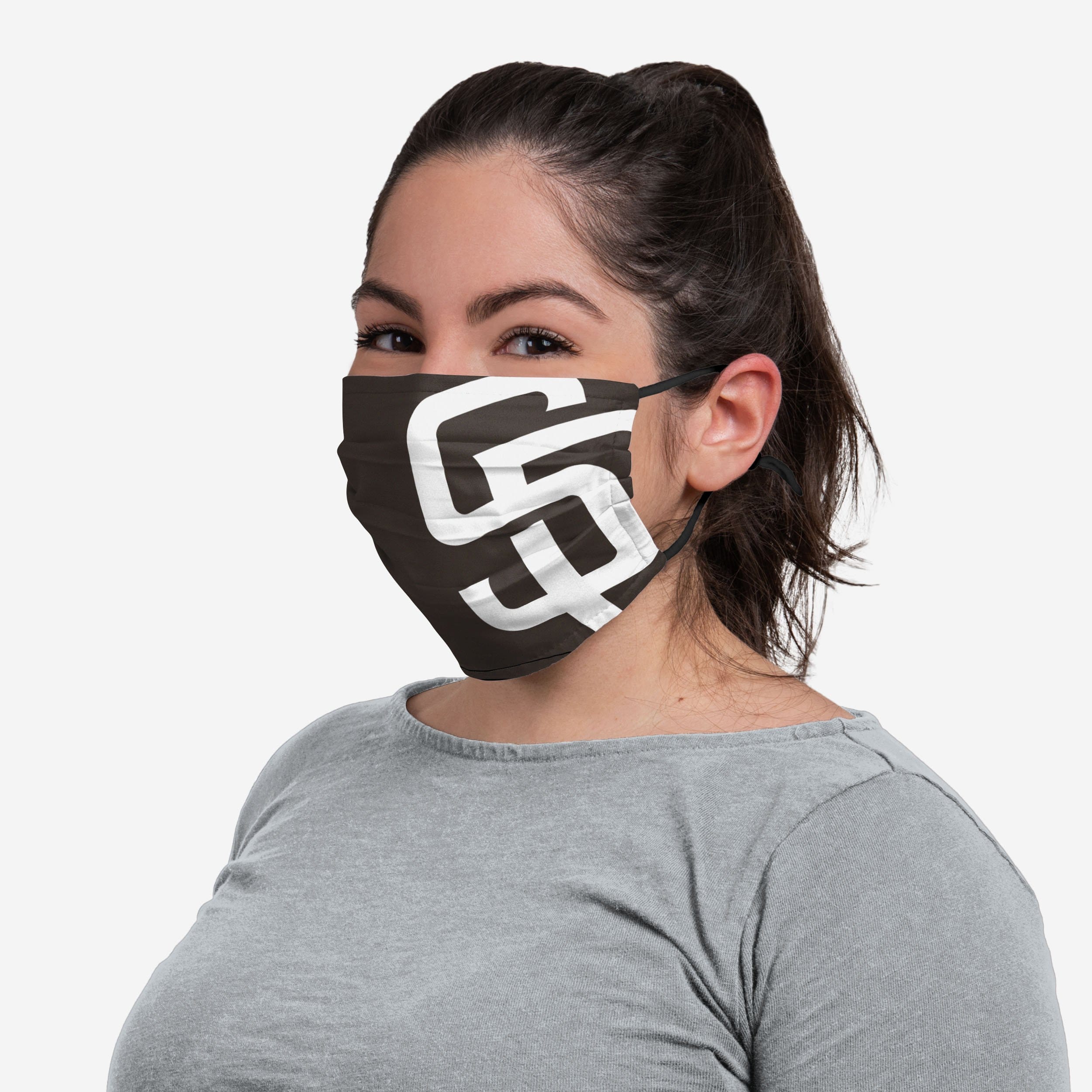 San Diego Padres Big Logo Pleated Face Cover - Show Your Team Spirit!