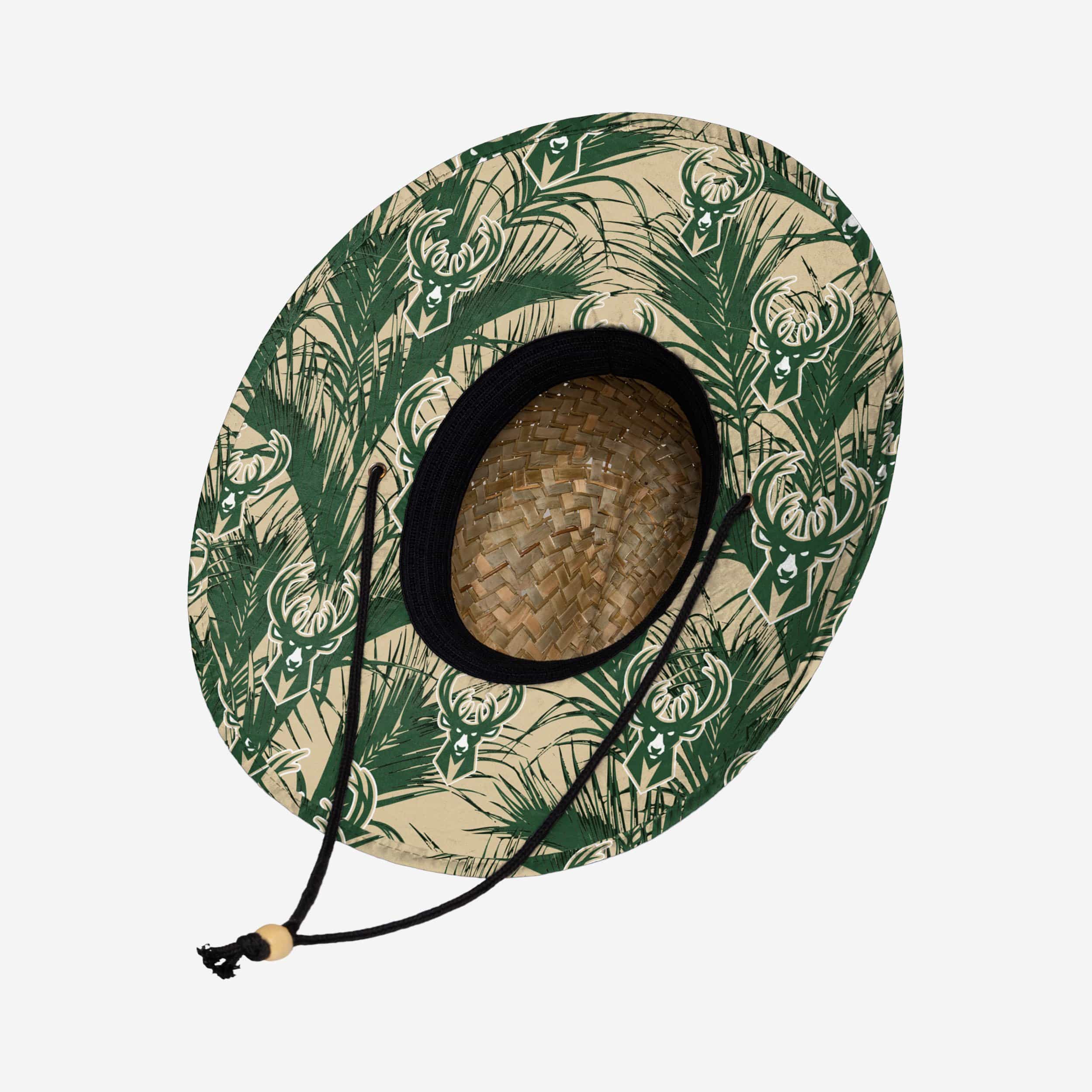 Milwaukee Bucks Stylish Floral Straw Hat - A Summer Must-Have!