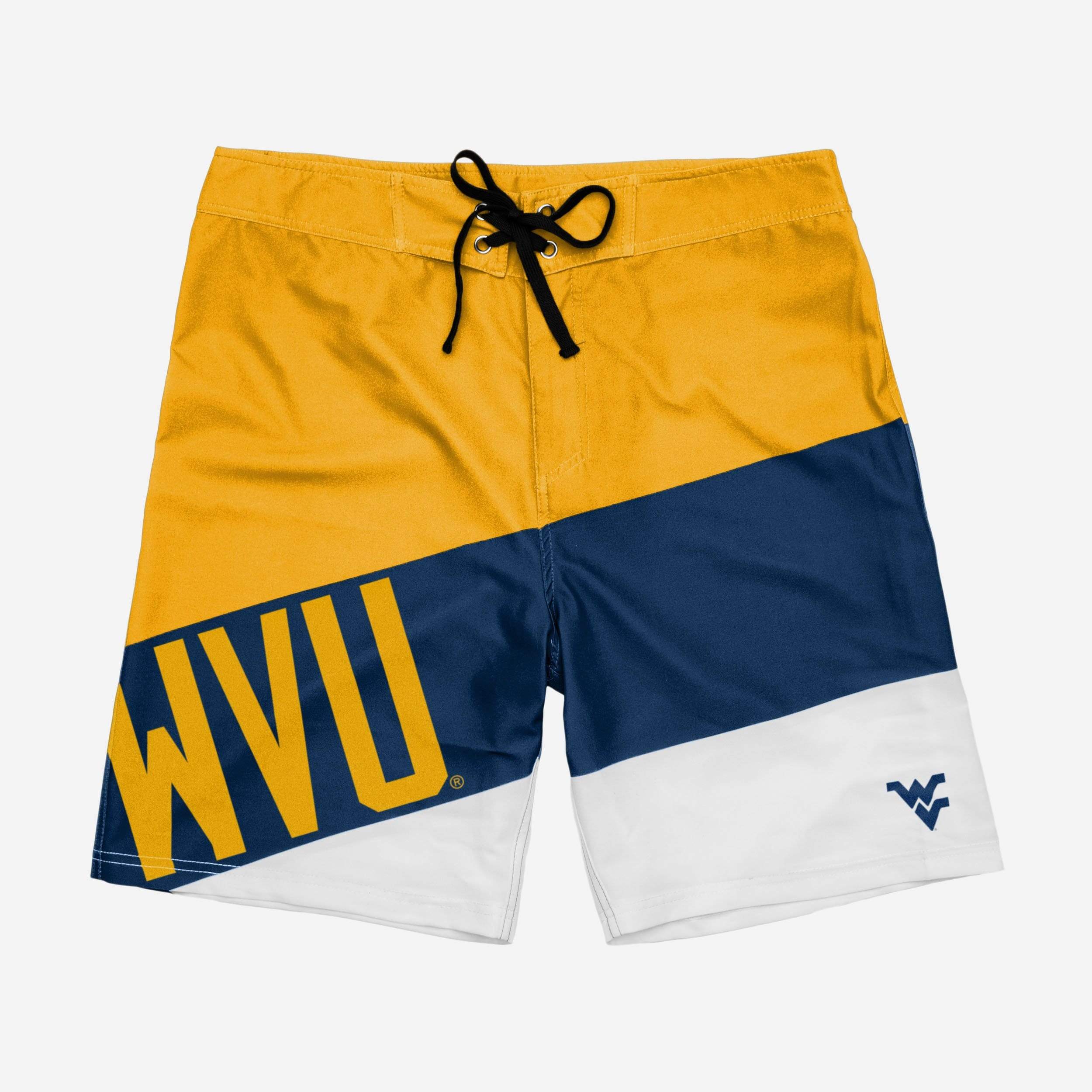 West Virginia Mountaineers Colorful Dive Boardshorts - Show Your Team Spirit!