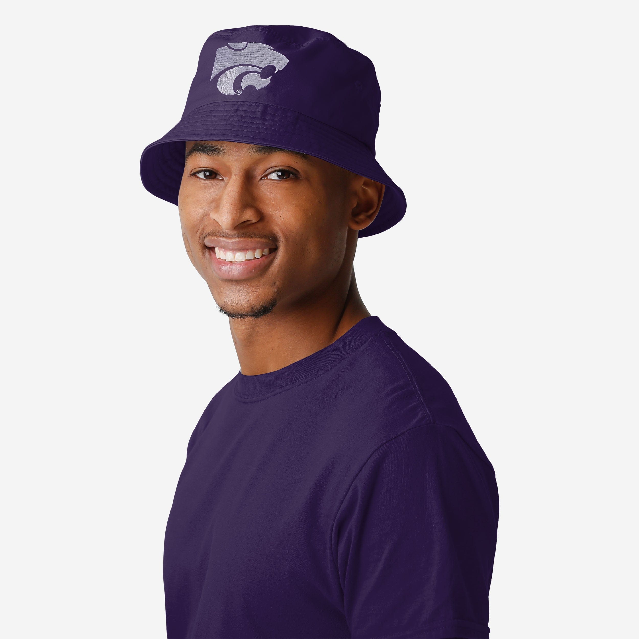 Kansas State Wildcats Stylish Solid Bucket Hat