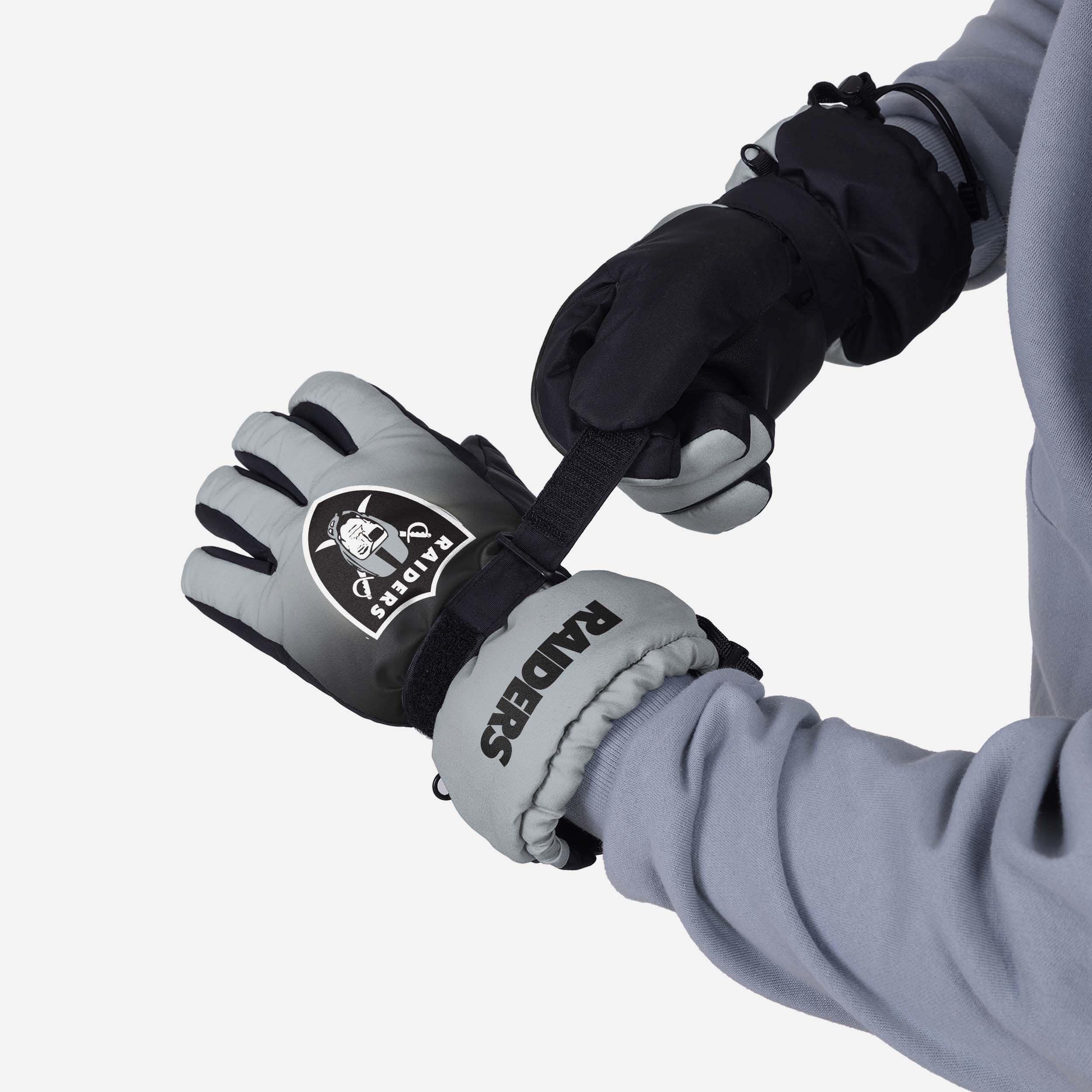 Las Vegas Raiders Gradient Big Logo Super-Warm Insulated Gloves