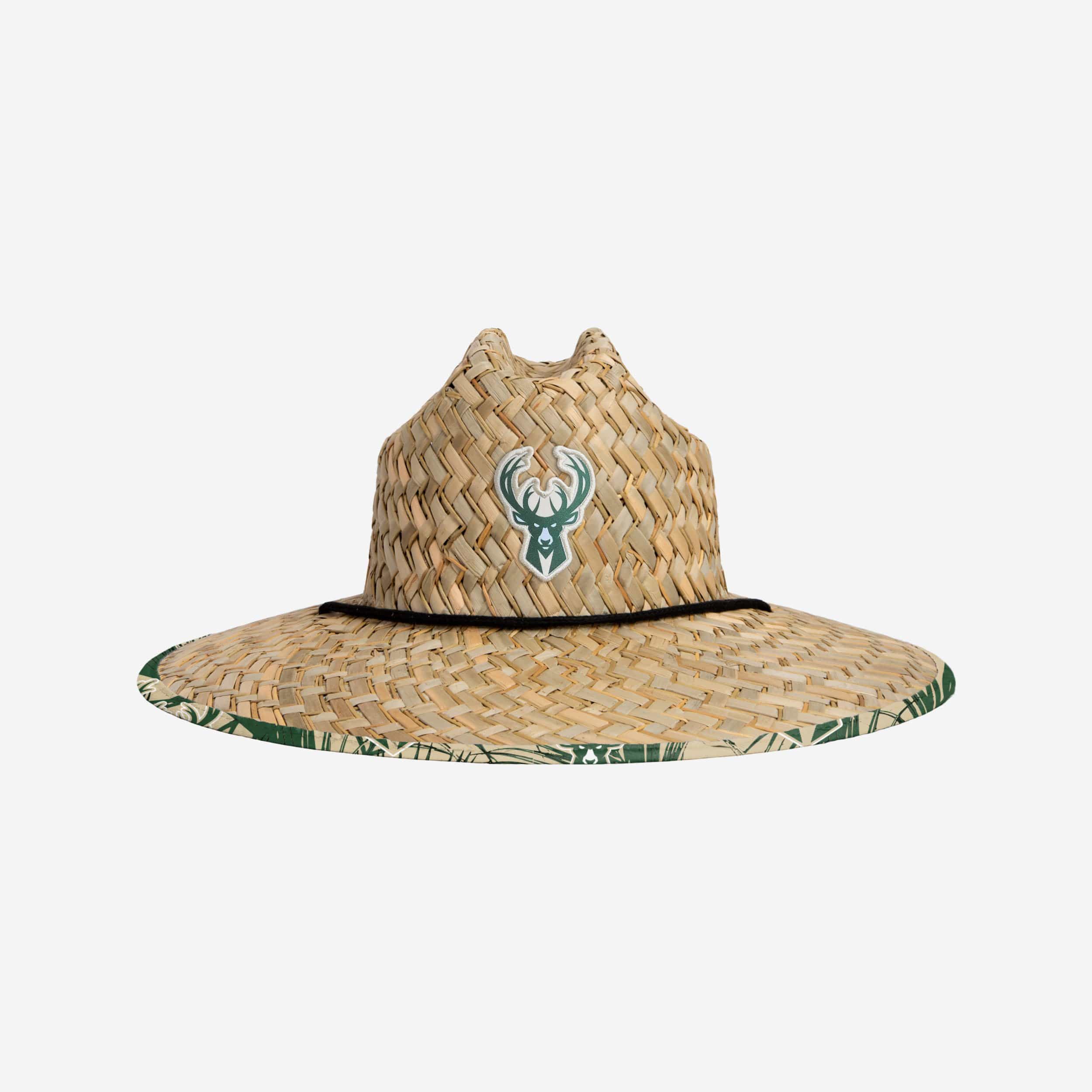 Milwaukee Bucks Stylish Floral Straw Hat - A Summer Must-Have!