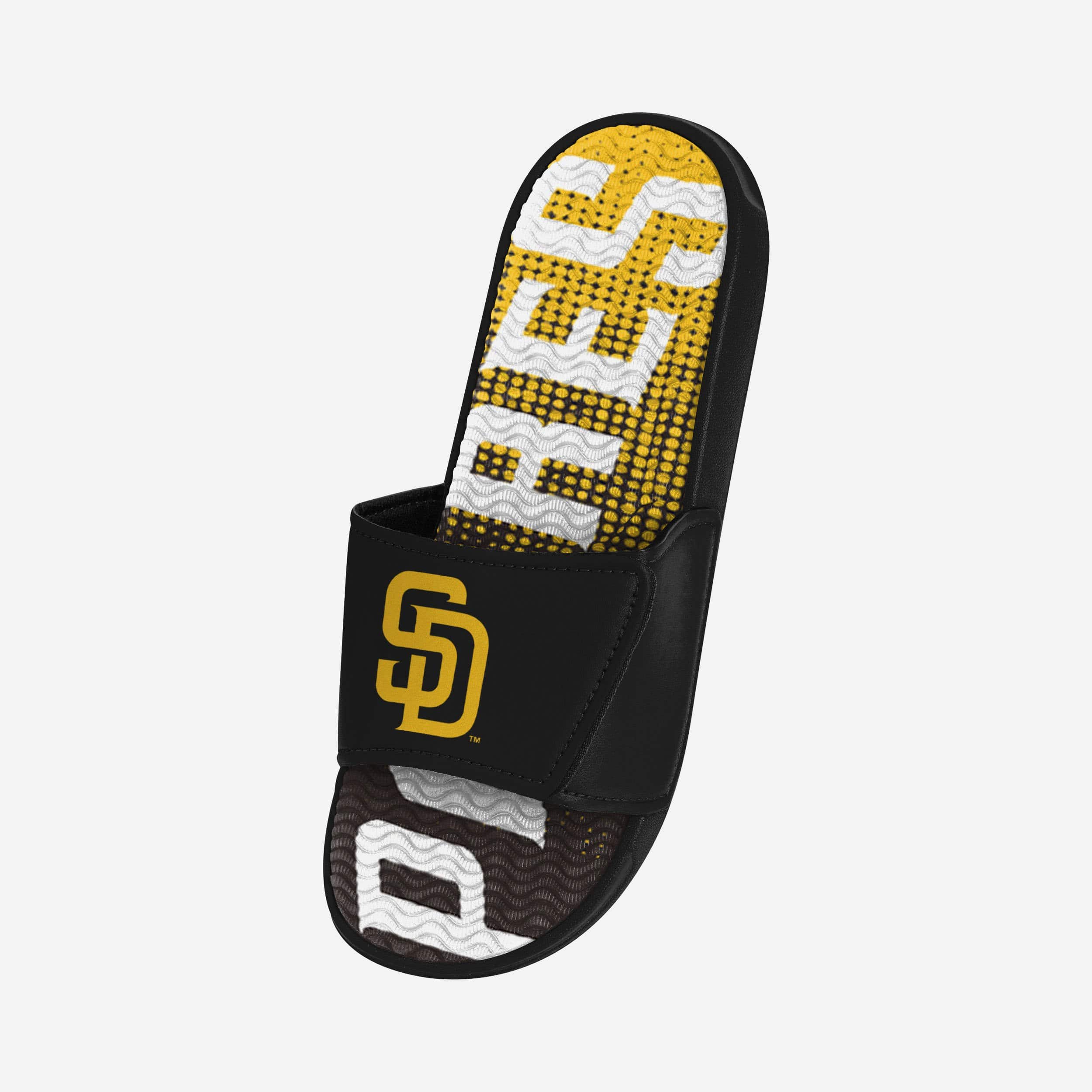 San Diego Padres Gradient Wordmark Gel Slides - Ultimate Comfort for Fans