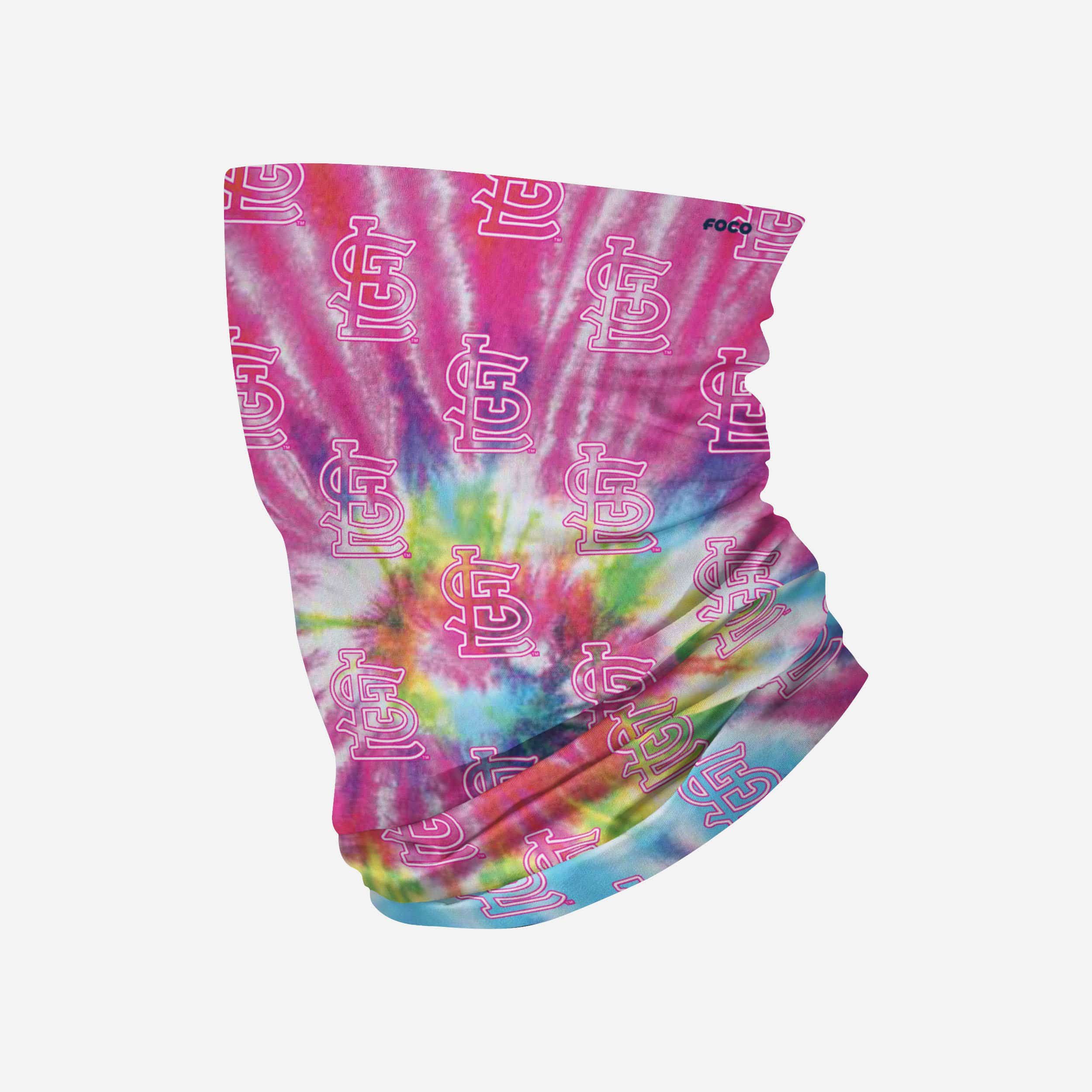 St Louis Cardinals Pastel Tie - Dye Gaiter Scarf: A Must - Have Fan Accessory