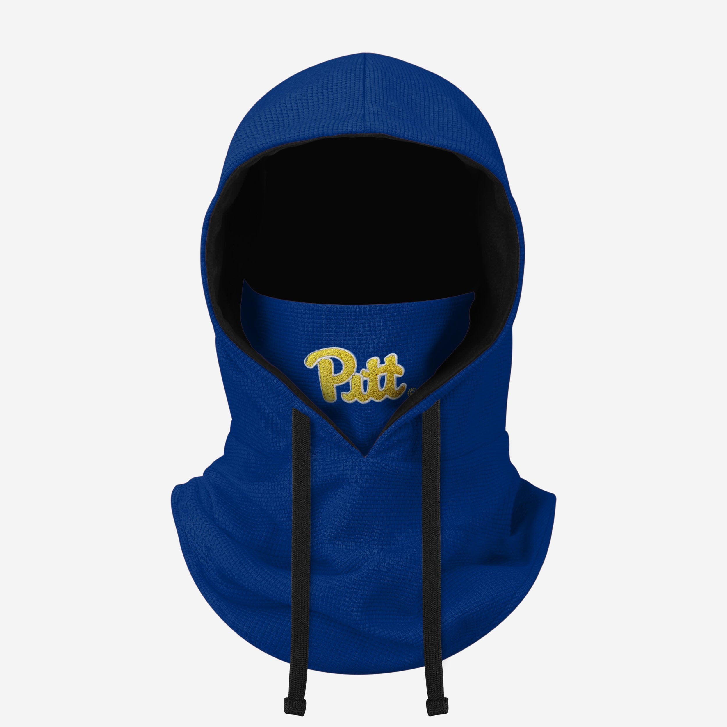 Pittsburgh Panthers Waffle Drawstring Hooded Gaiter - The Ultimate Cold-Weather Gear