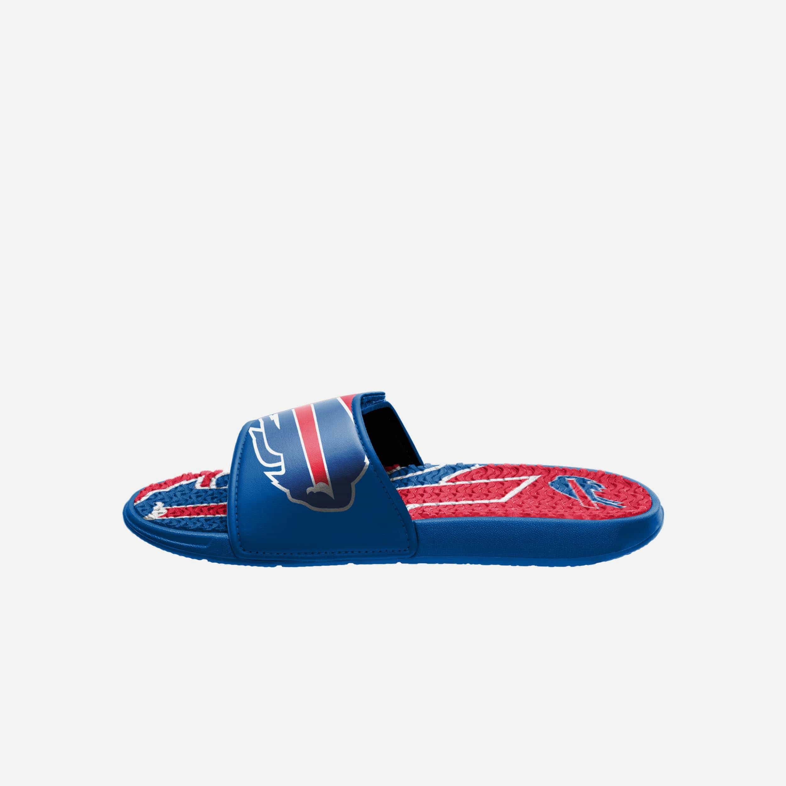 Buffalo Bills Gel Slides: Colorblock Big Logo Edition