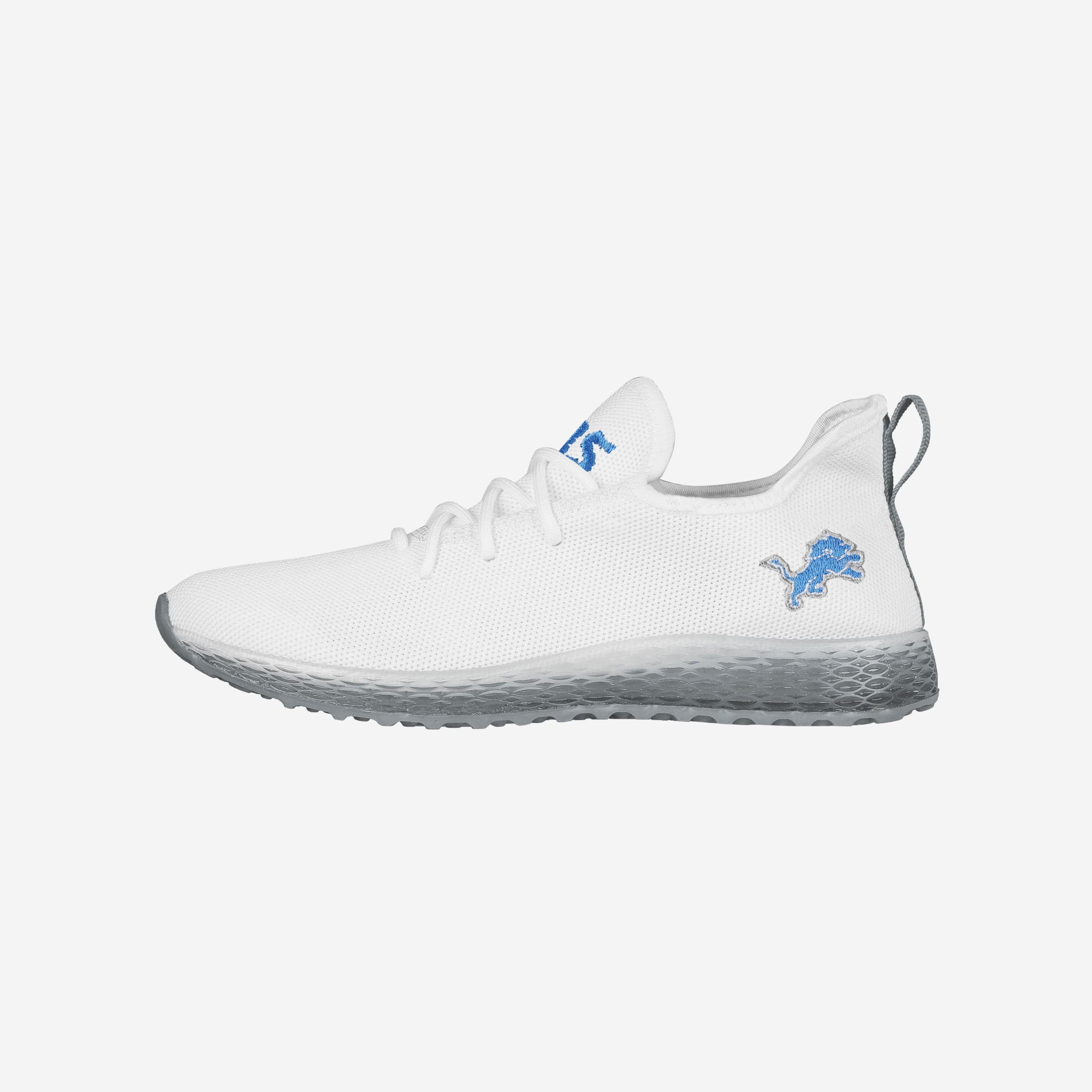 Detroit Lions White Gradient Midsole Sneakers - Game - Day Essential