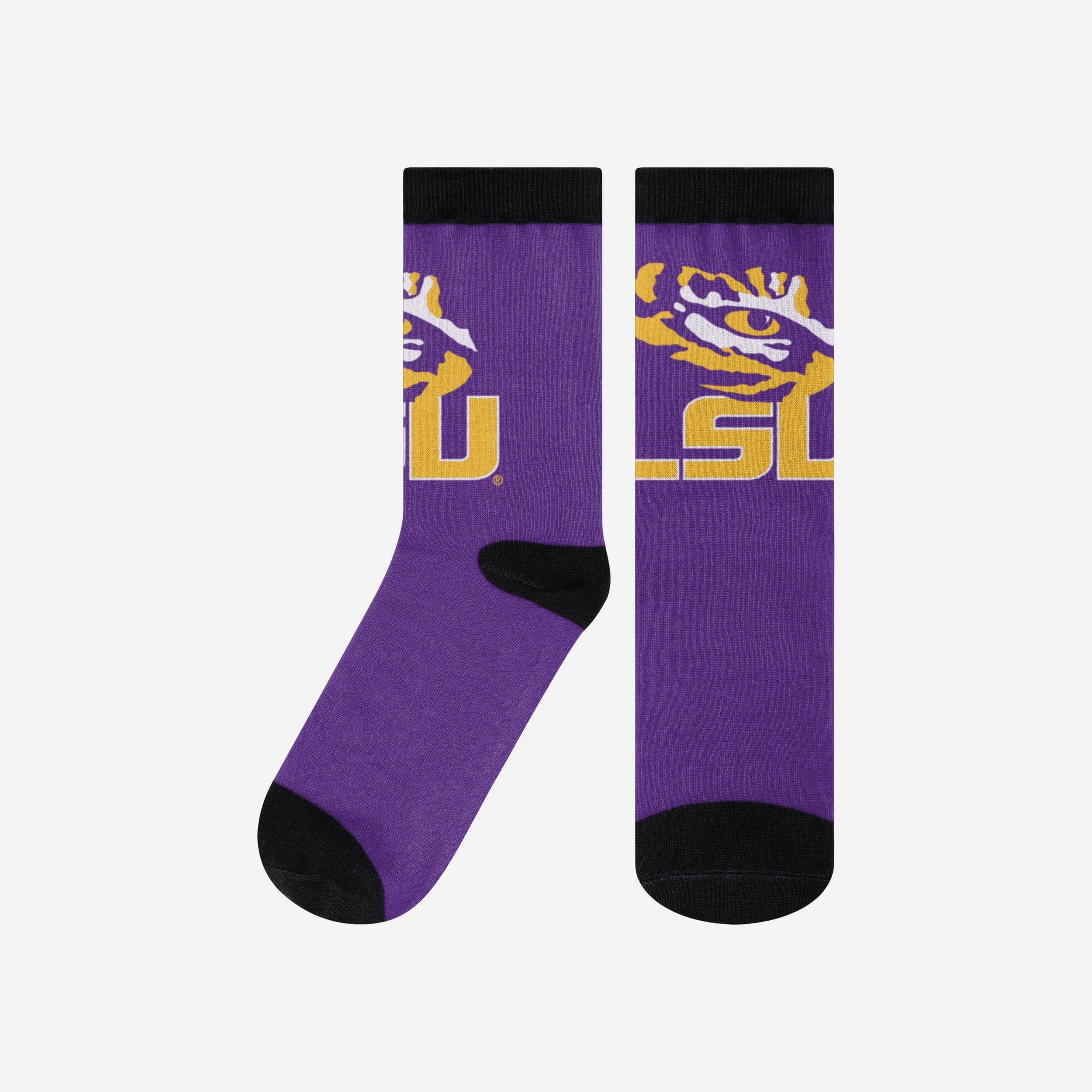 LSU Tigers Prime Time Victory Socks