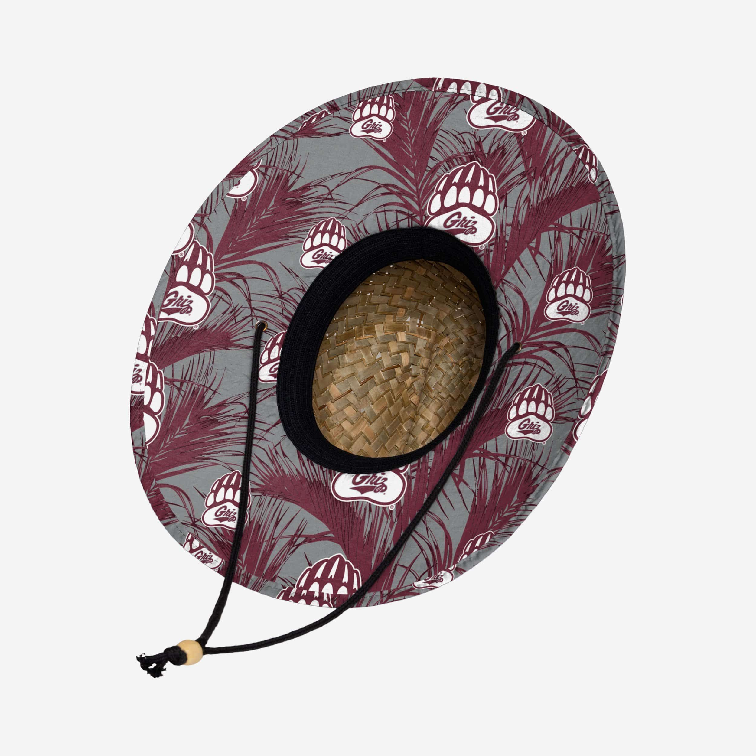 Montana Grizzlies Stylish Floral Straw Hat - A Summer Must-Have