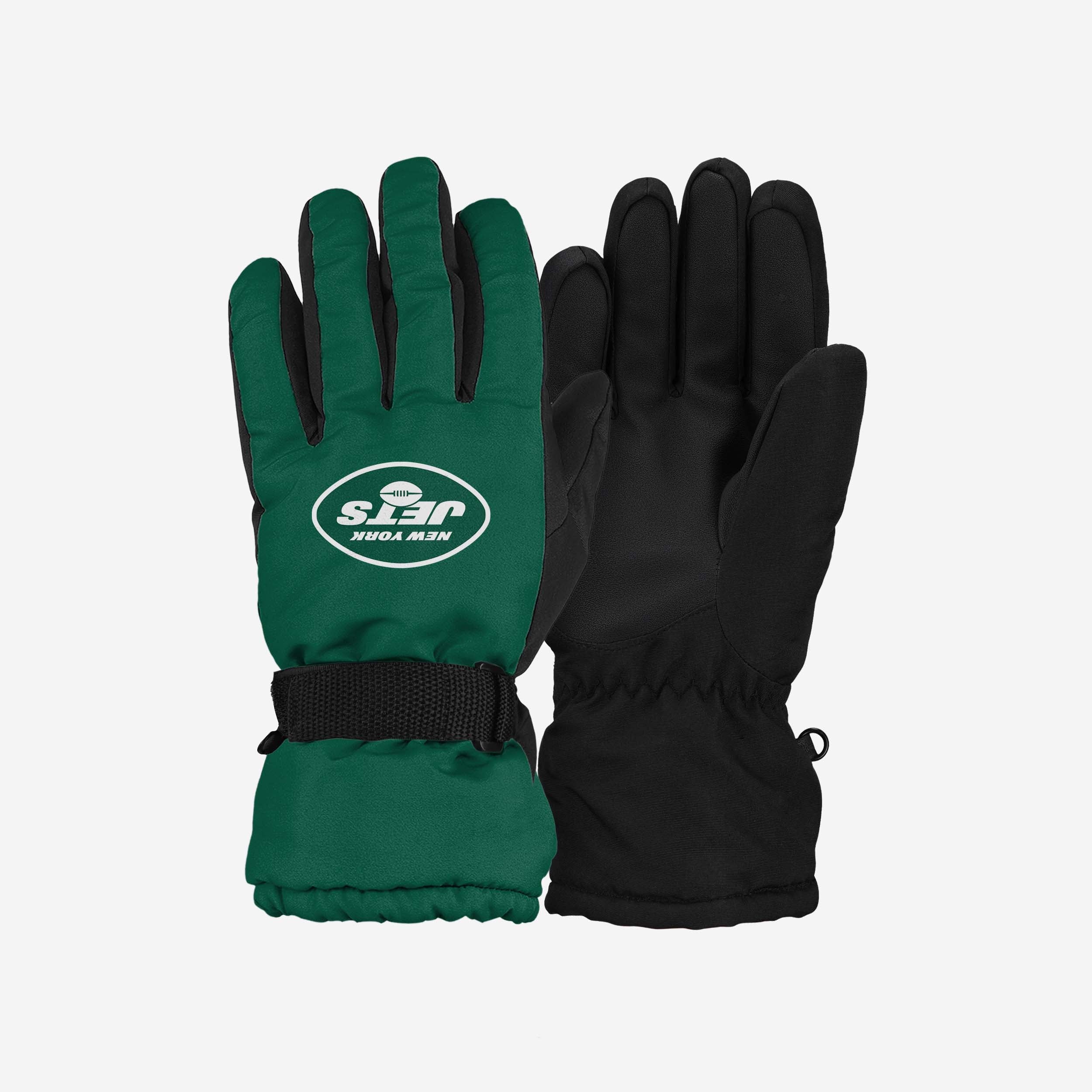 New York Jets Big Logo Insulated Gloves - Stay Warm in Style!