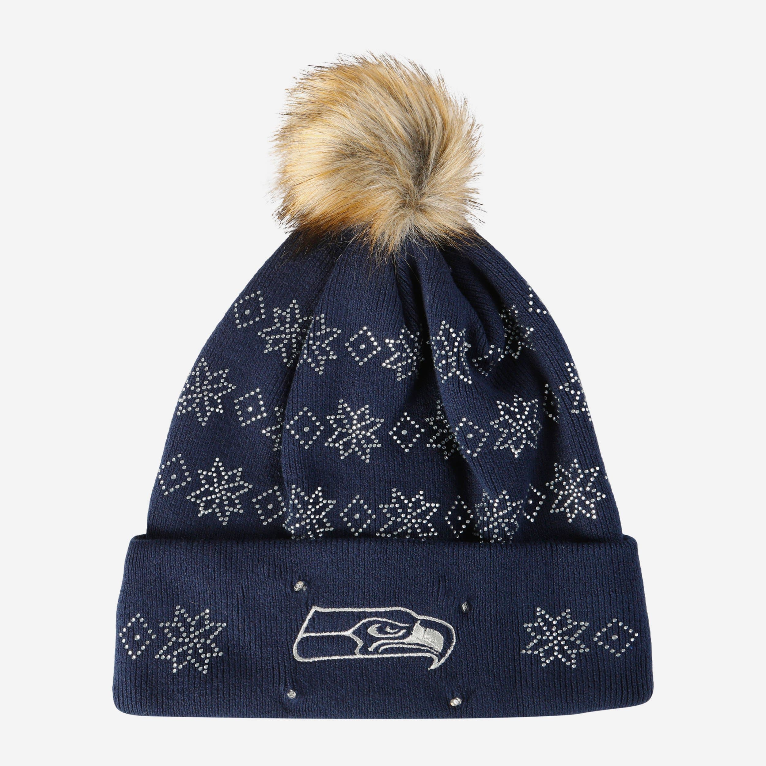 Seattle Seahawks Blinged-Out Light-Up Beanie