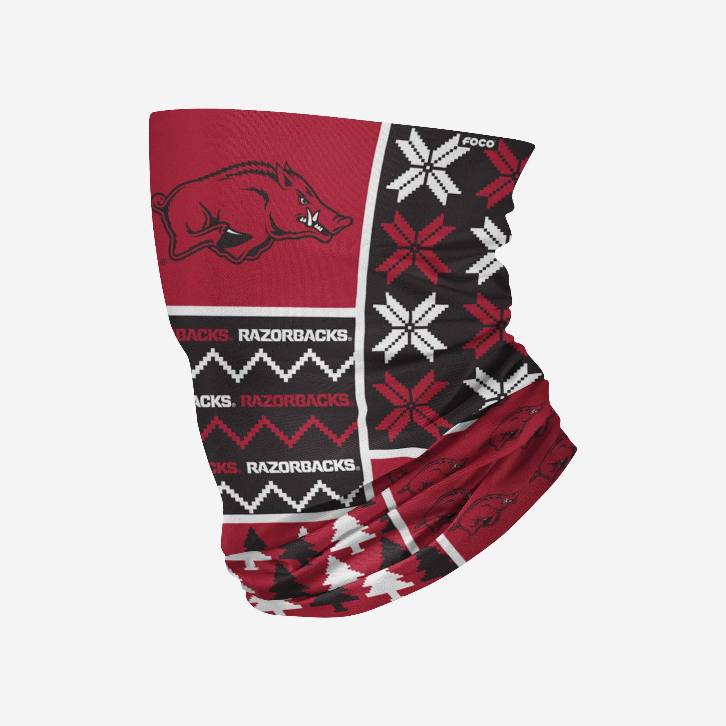 Arkansas Razorbacks Stylish Block Gaiter Scarf - Show Your Team Spirit!