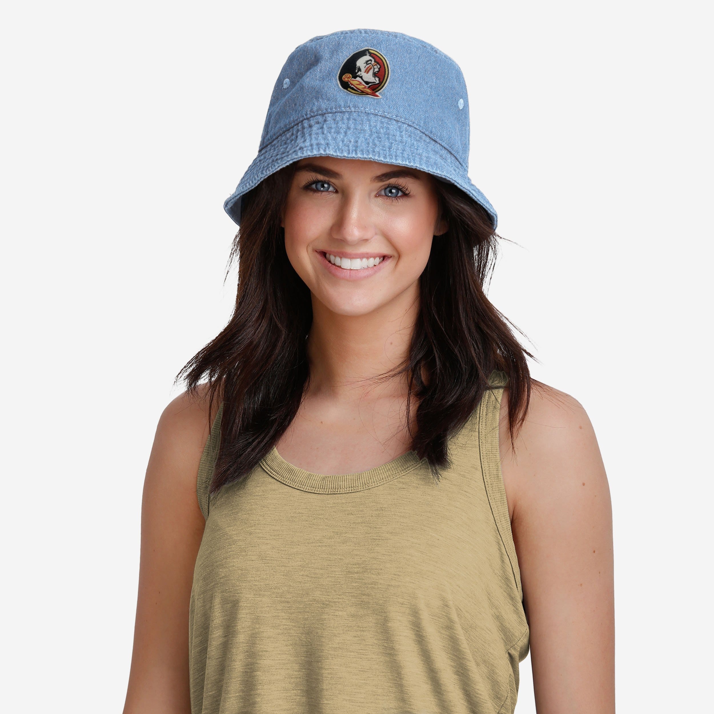 Gorgeous Florida State Seminoles Denim Bucket Hat - Rock Your Team Spirit!