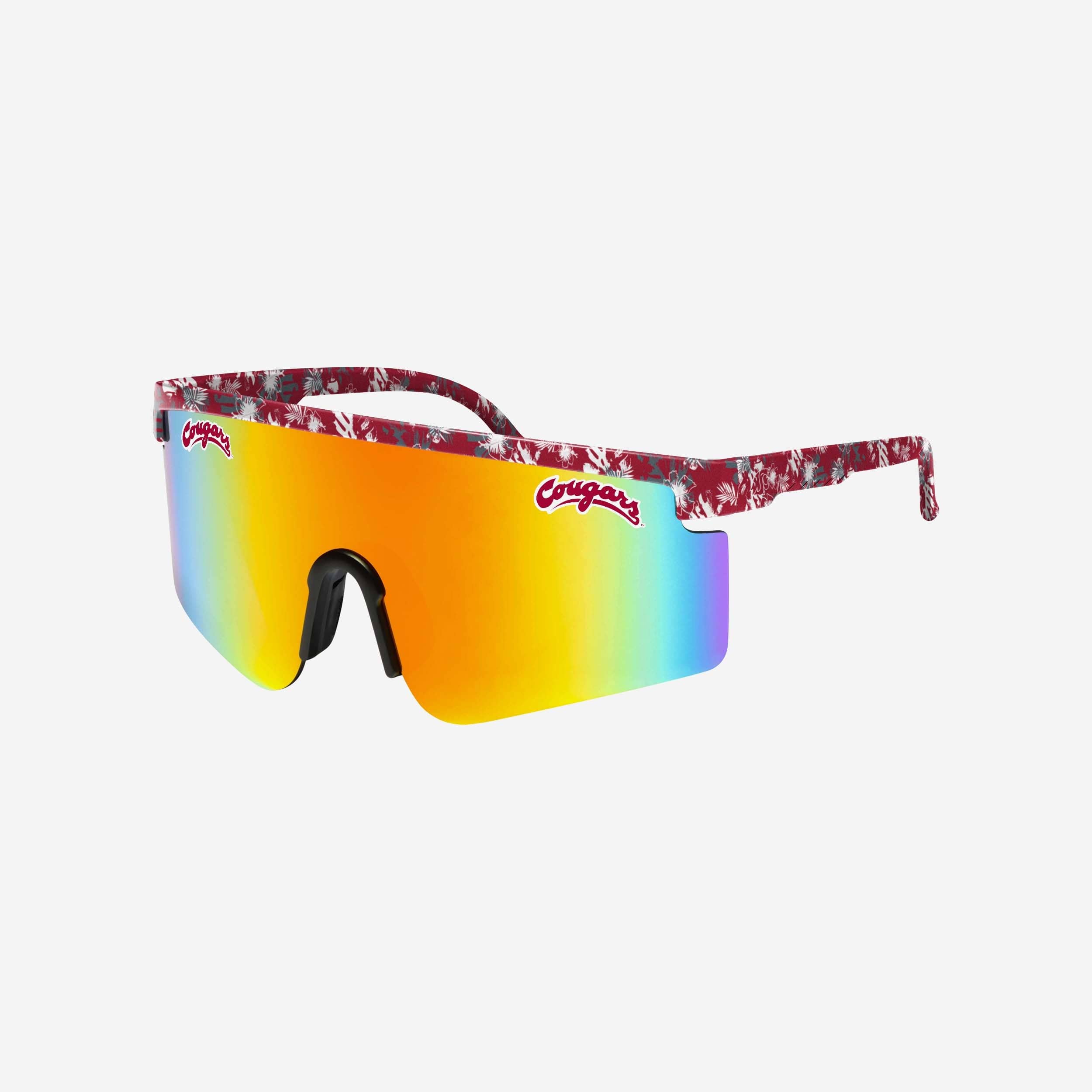 Washington State Cougars Stylish Floral Large Frame Sunglasses