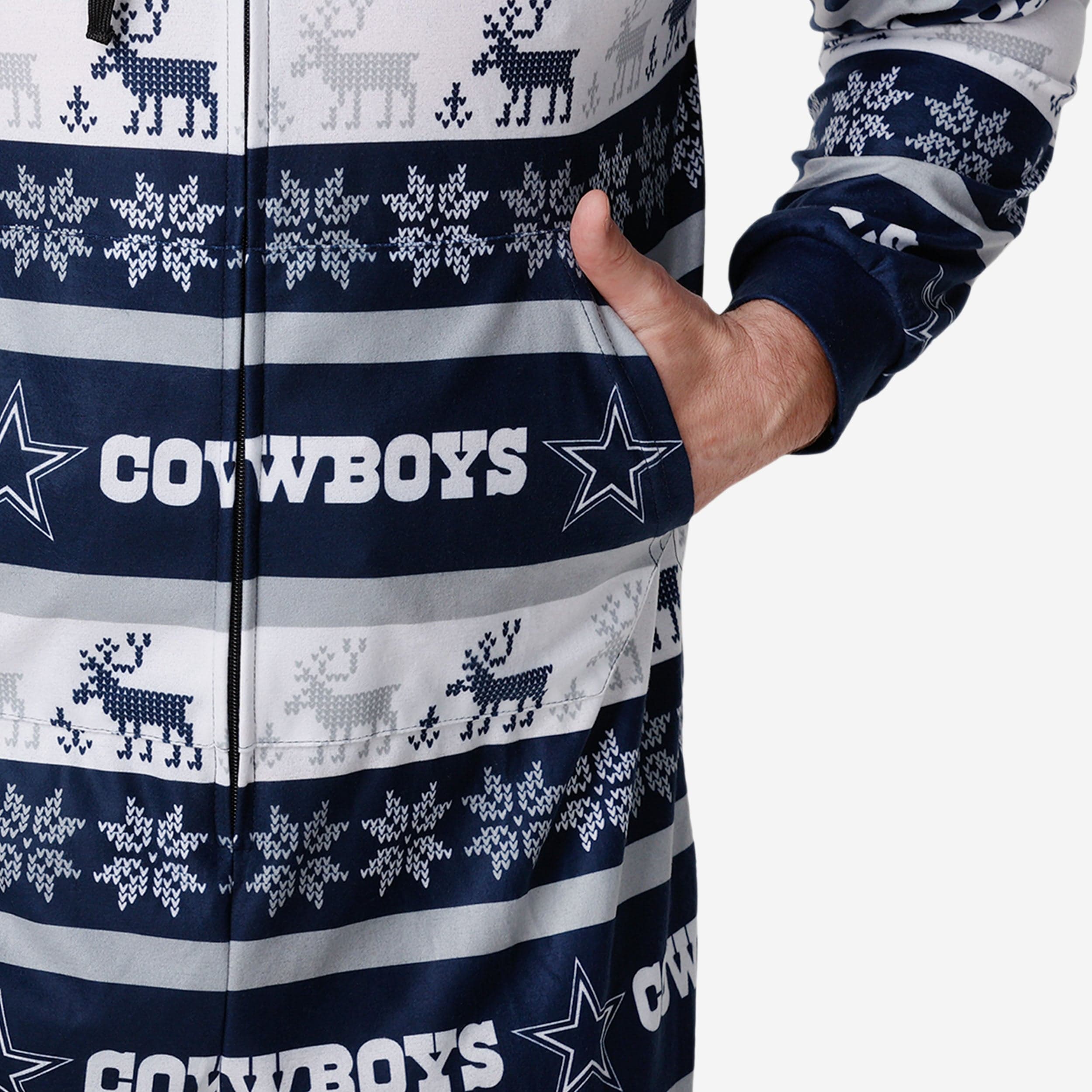 Dallas Cowboys Super Cozy Short One-Piece Pajamas