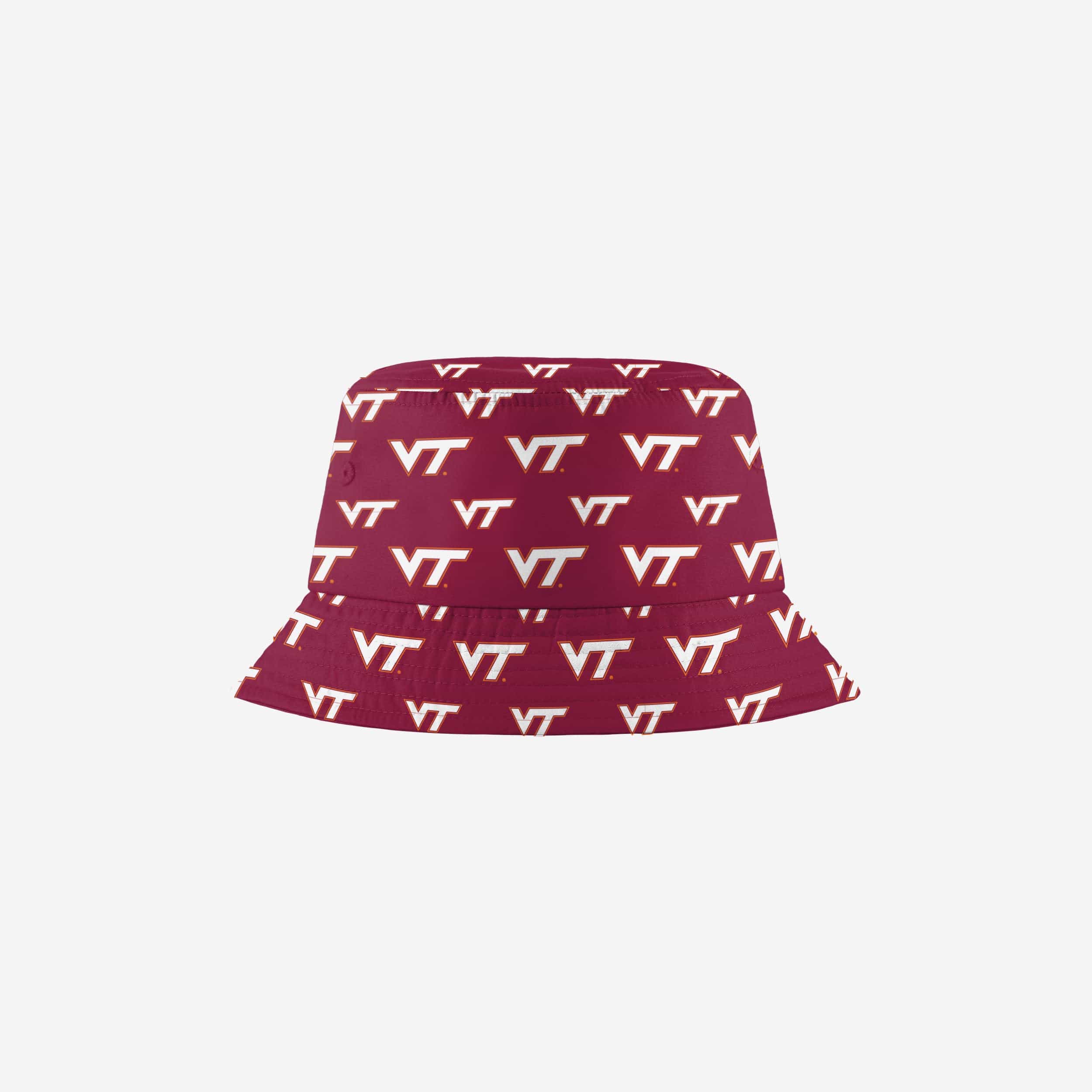 Virginia Tech Hokies Stylish Mini Print Bucket Hat
